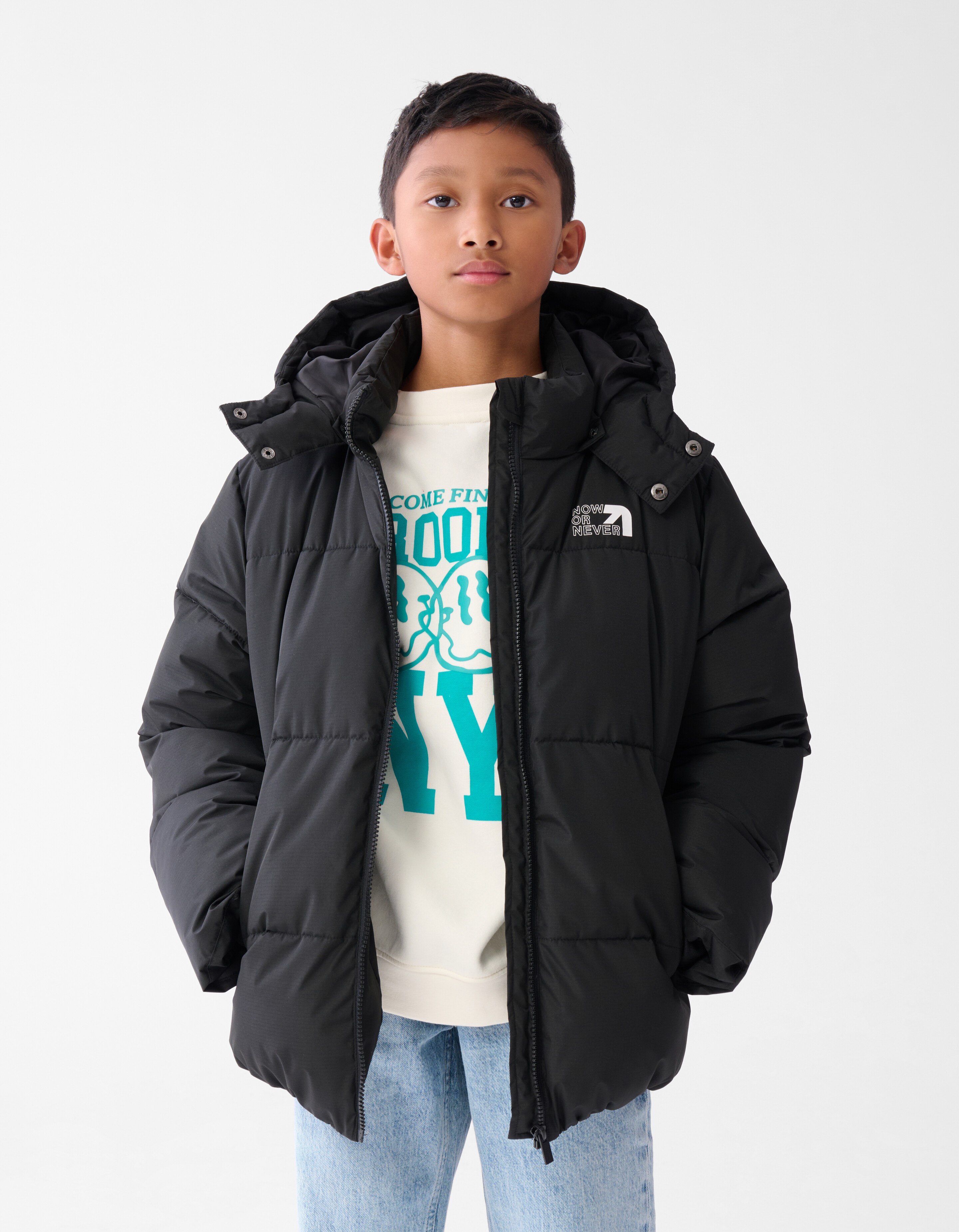 Pufferjacke Schwarz SHOEBY BOYS