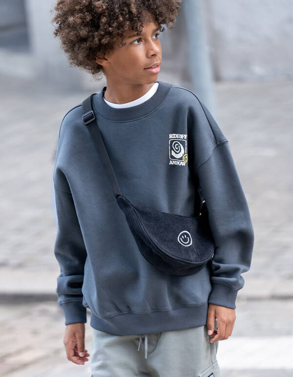 Pow Artwork Pullover Dunkelgrün SHOEBY BOYS