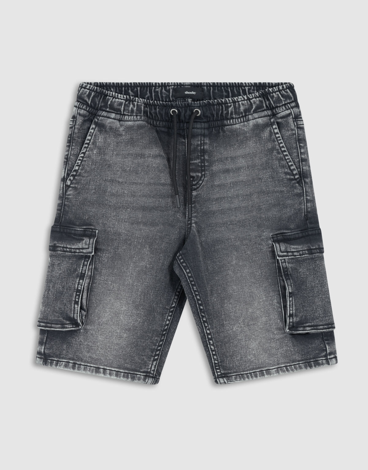 Denim Cargo Short Dunkelgrau SHOEBY BOYS