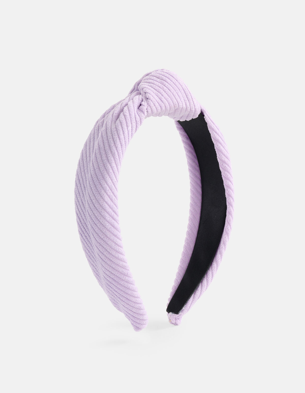 Rippenknoten-Haarband Hellviolett SHOEBY ACCESSOIRES