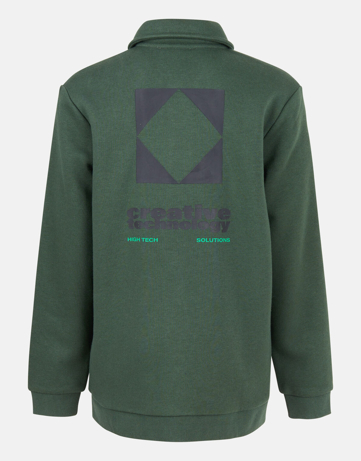 Bedruckte Strickjacke Dunkelgrün SHOEBY BOYS