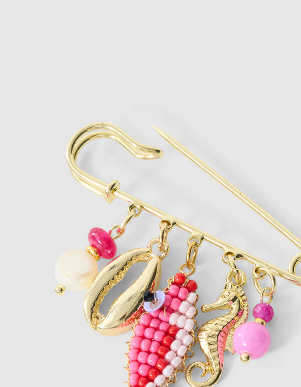 Pin Fisch Brosche Rosa SHOEBY ACCESSOIRES