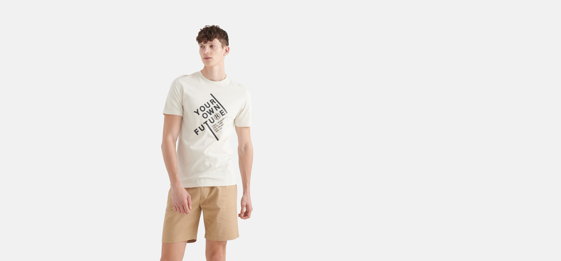 Artwork T-Shirt Offwhite SHOEBY MEN