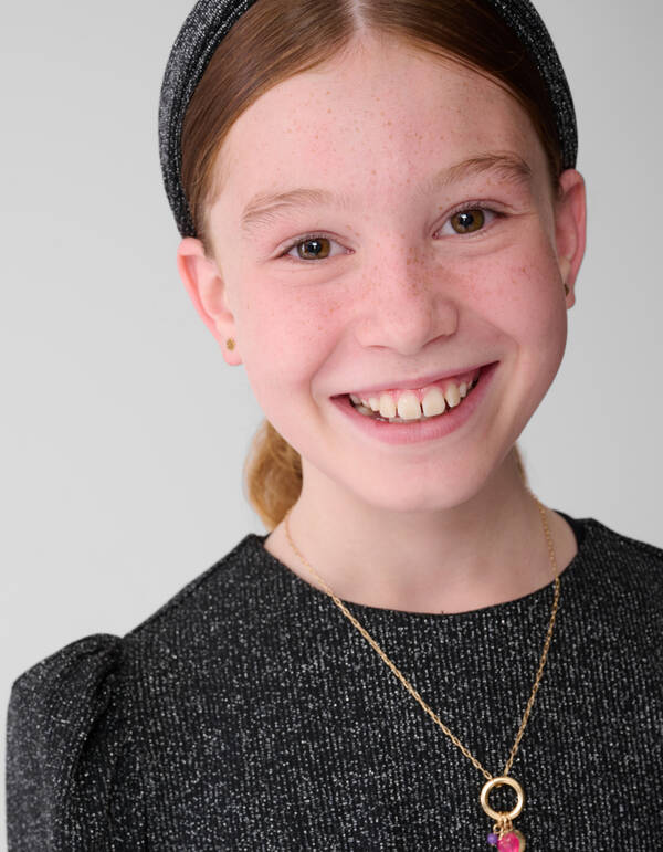 Glitter Balloon Mini Jurk Zwart SHOEBY GIRLS