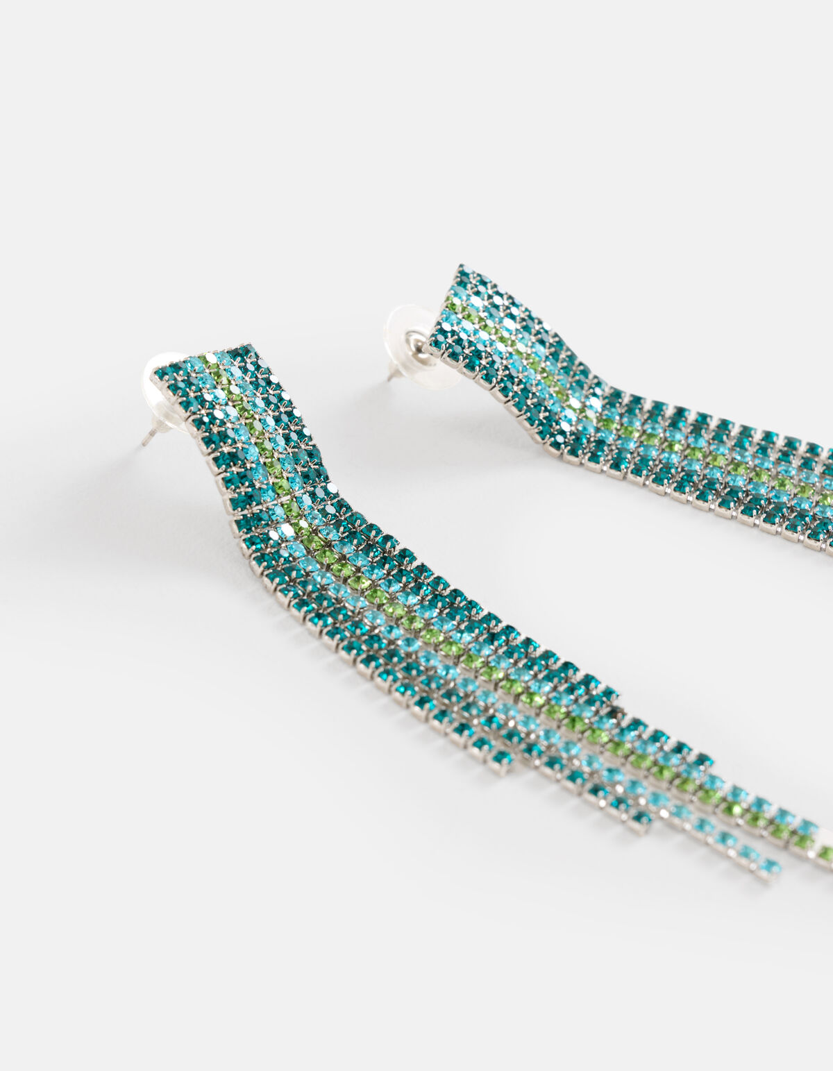 Strass-Ohrringe Grün SHOEBY ACCESSOIRES