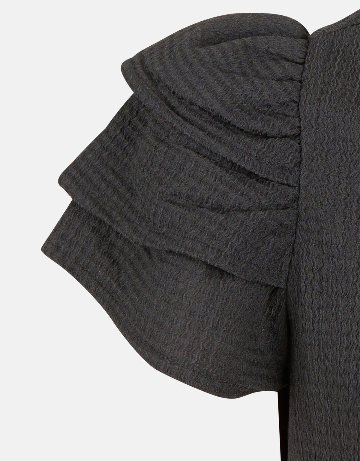 Crinkle Top Dunkelgrau SHOEBY GIRLS