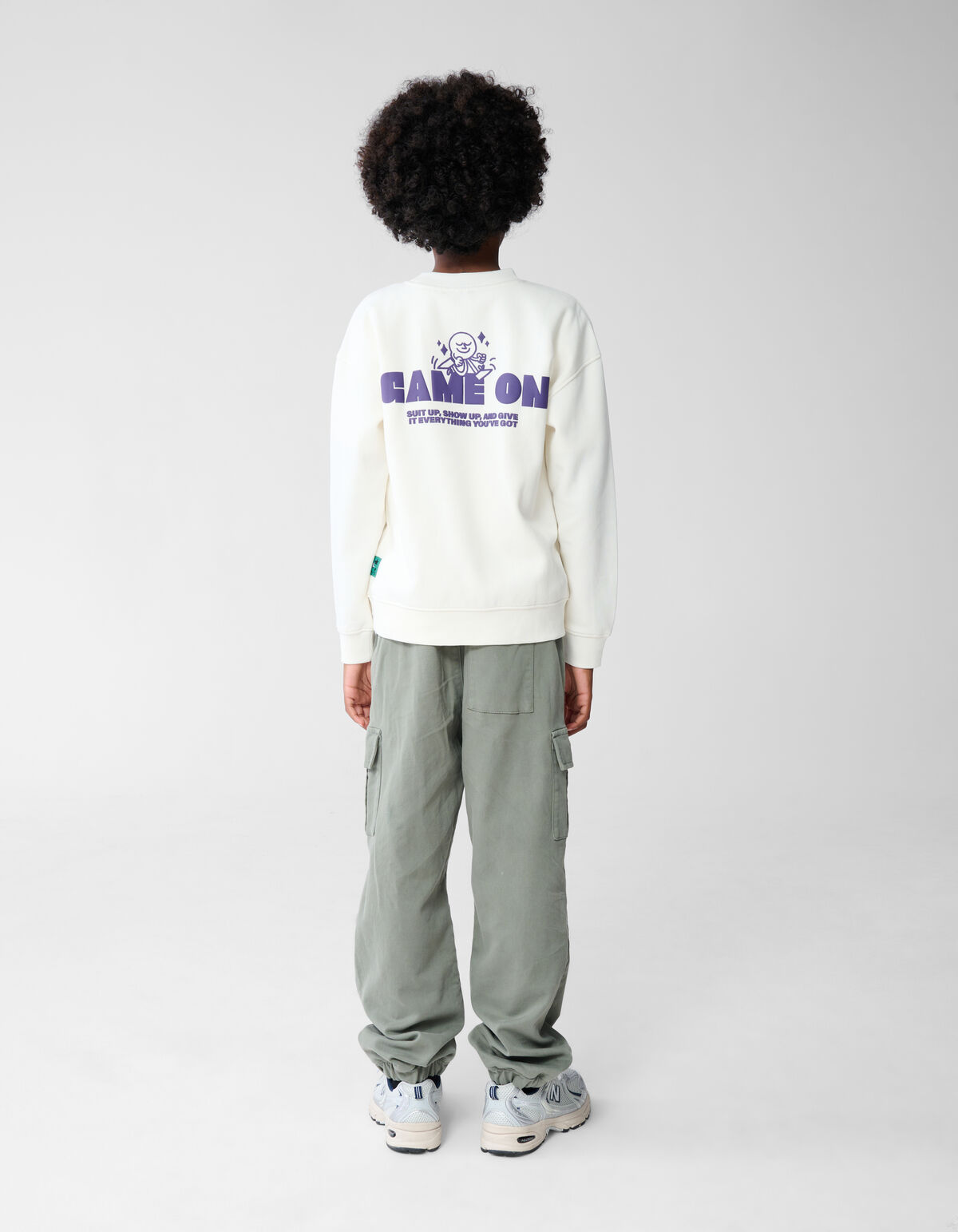 Game On Artwork Pullover Off White SHOEBY BOYS