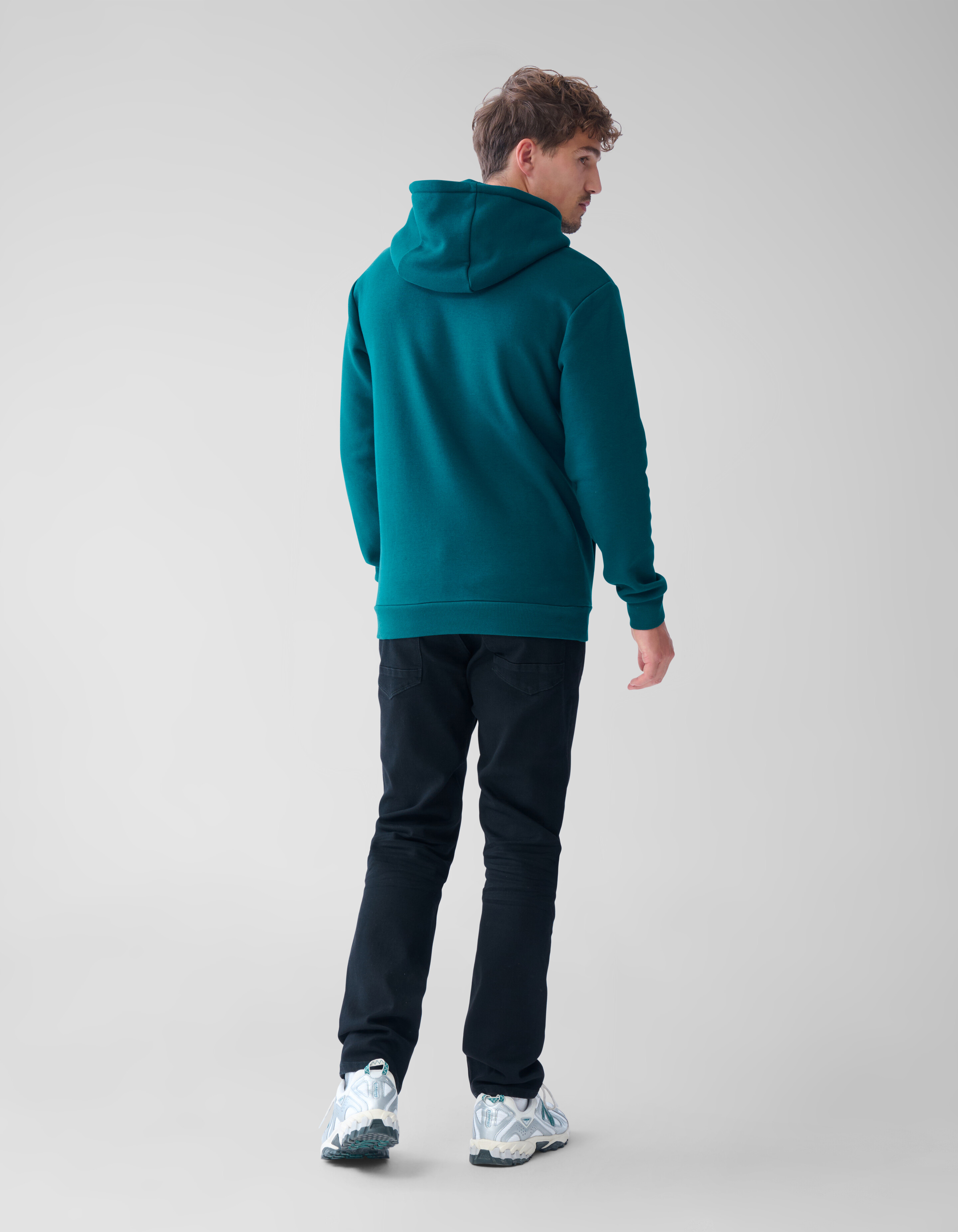 Basic Hoodie Dunkelgrün SHOEBY MEN