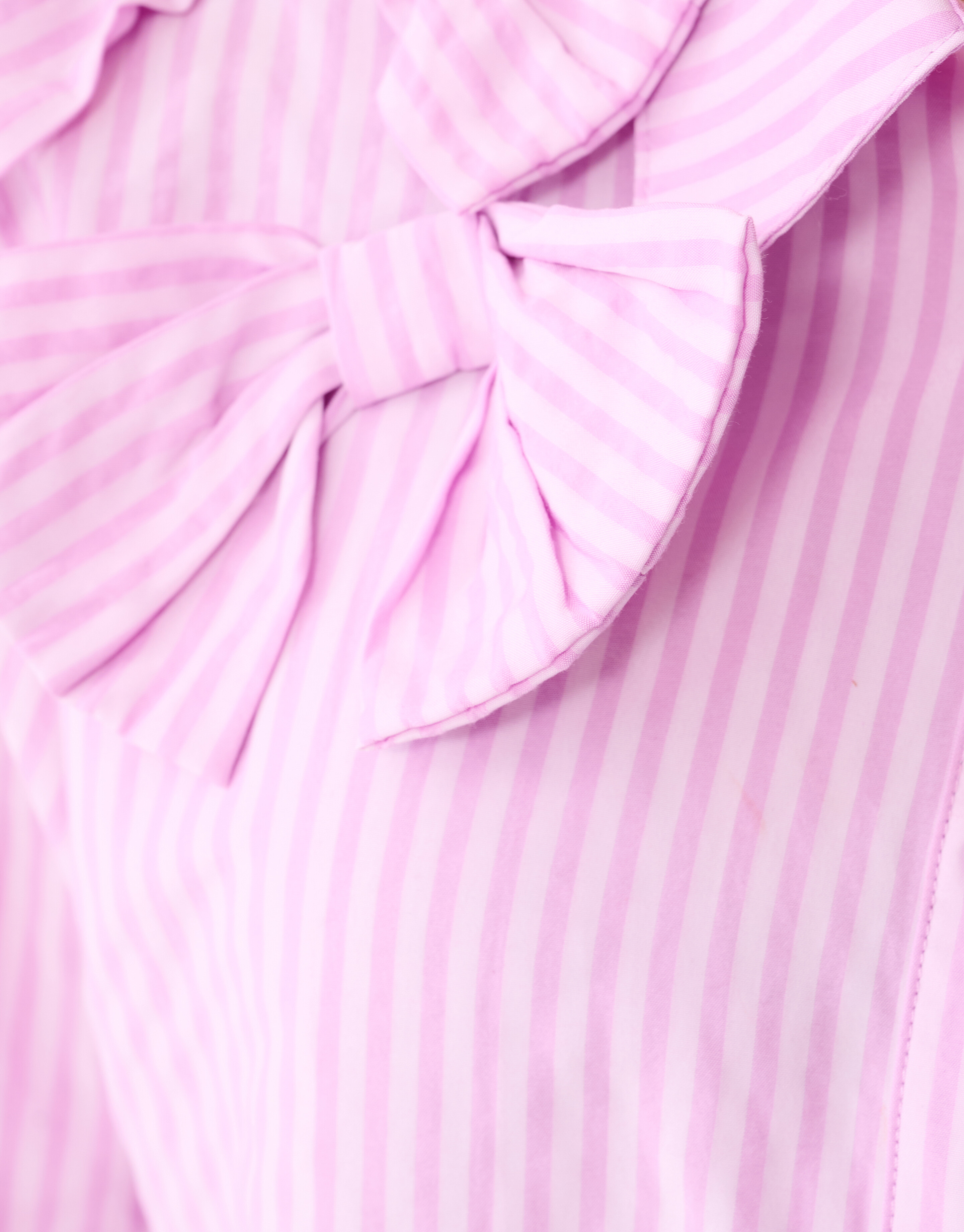 Gestreifte Schleifenbluse Rosa SHOEBY GIRLS