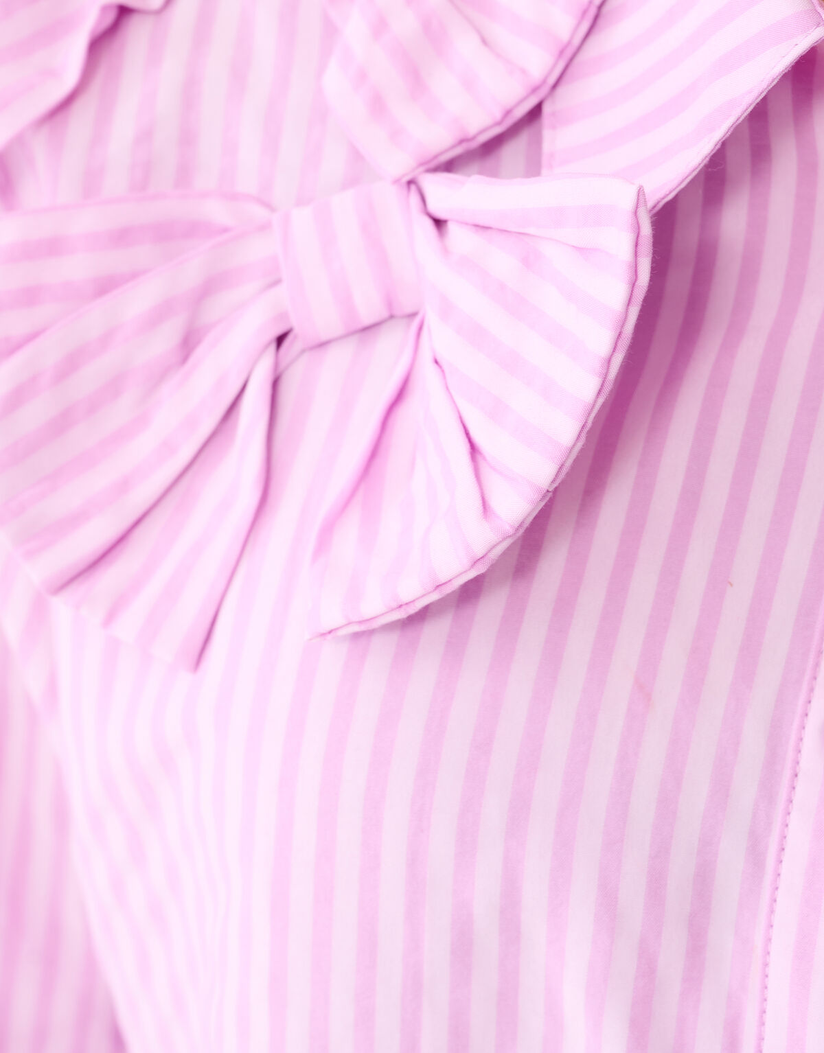 Gestreifte Schleifenbluse Rosa SHOEBY GIRLS