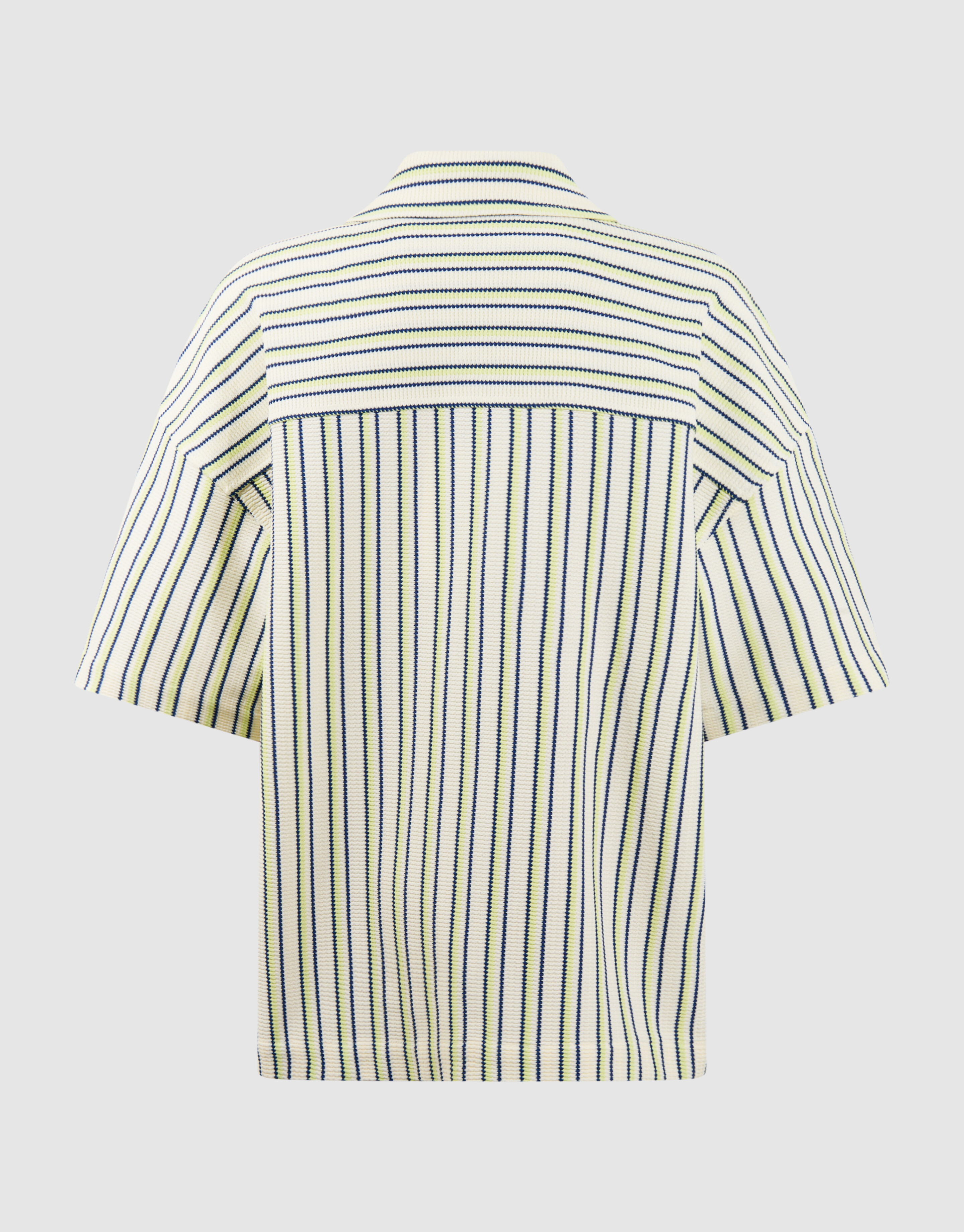 Nadelstreifenstruktur Hemd Gebrochen Wei&szlig; SHOEBY BOYS