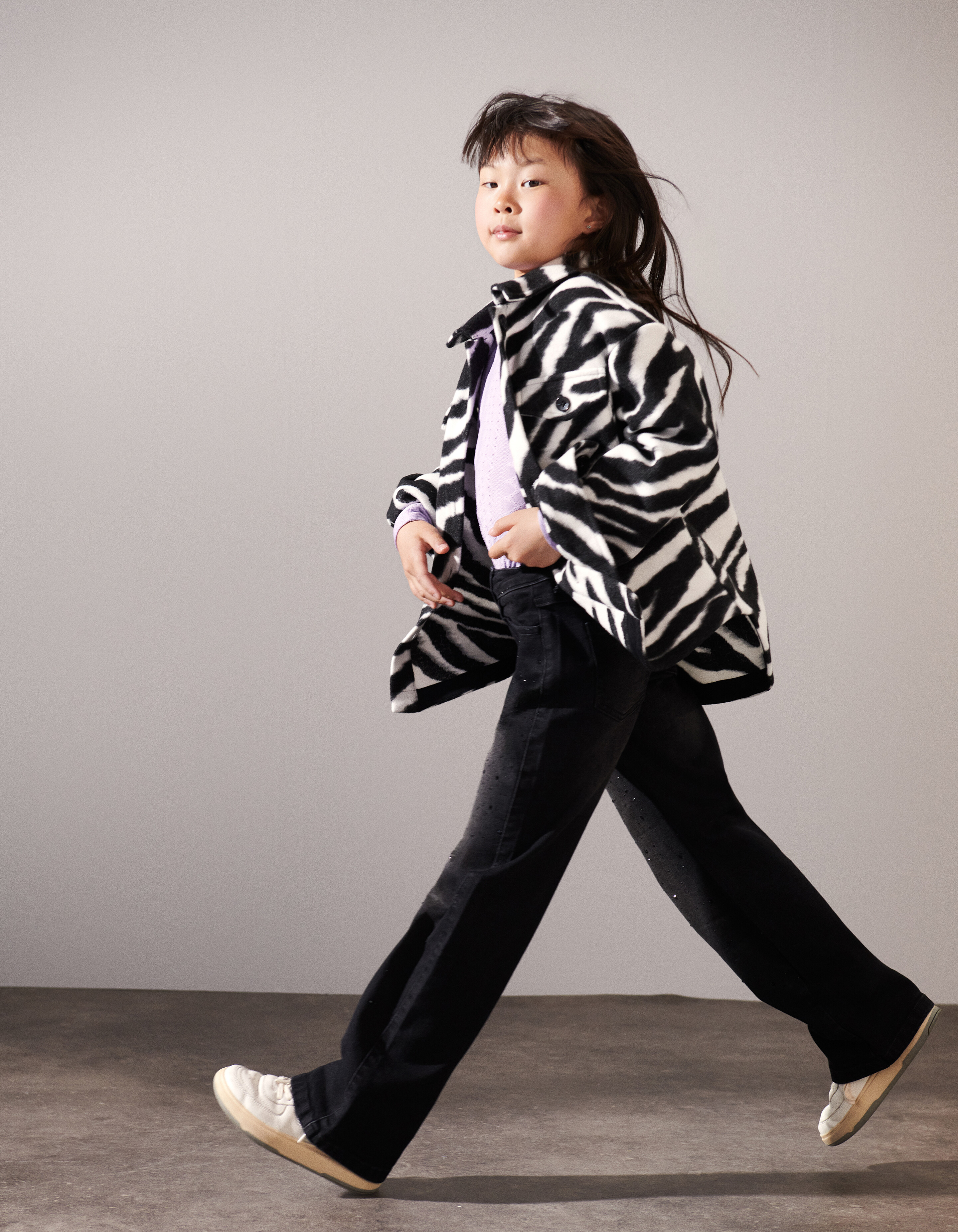 Stickerei-Oberteil Lila SHOEBY GIRLS