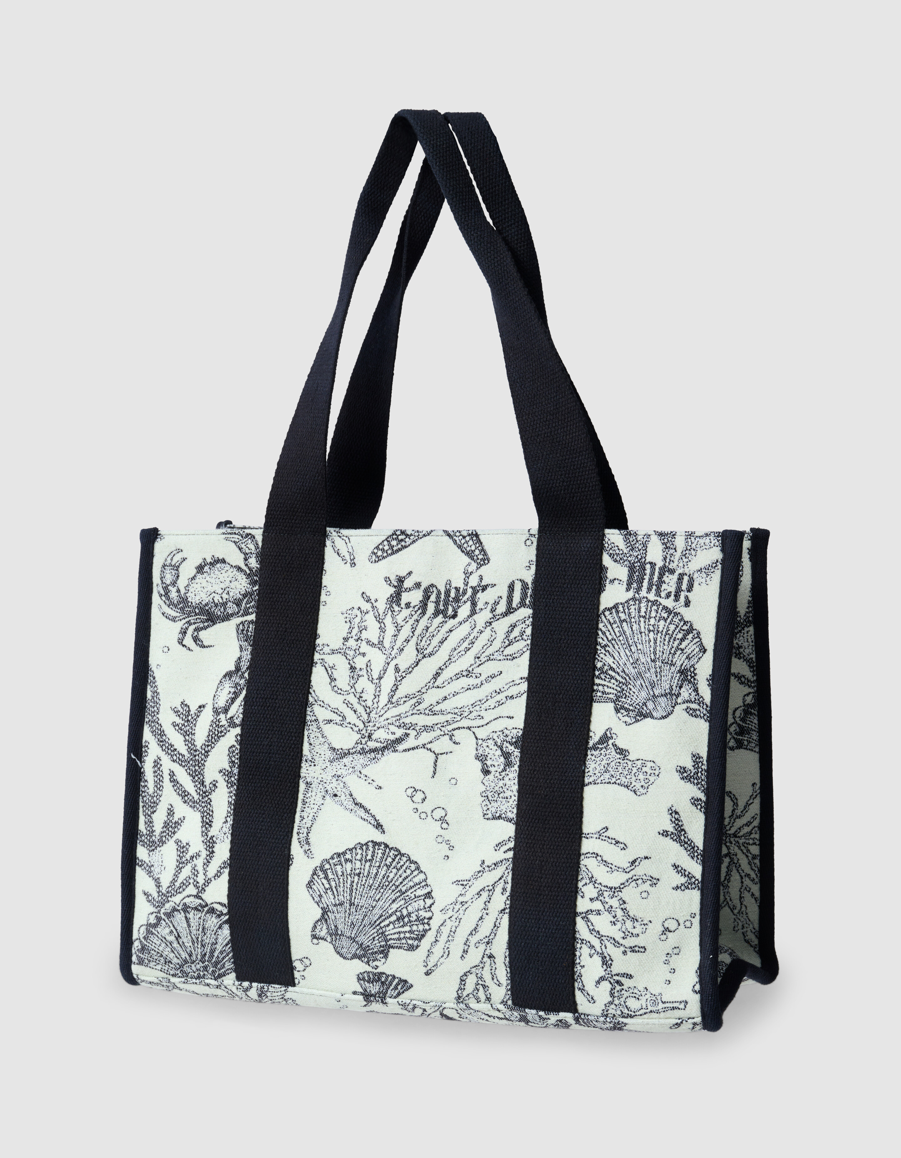 Jacquard Shopper Schwarz/Weiß SHOEBY ACCESSOIRES
