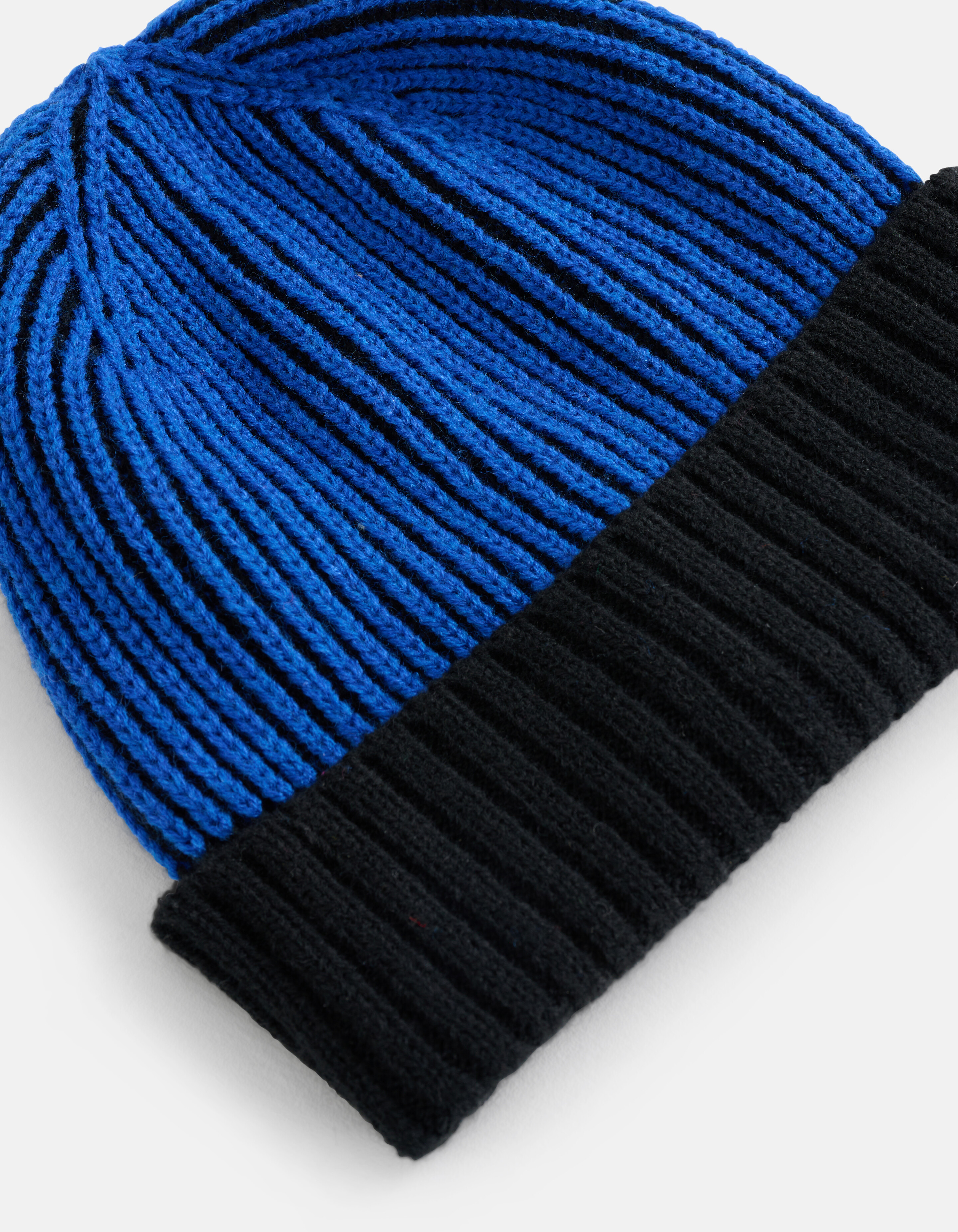 Colorblock Beanie Blau SHOEBY ACCESSOIRES