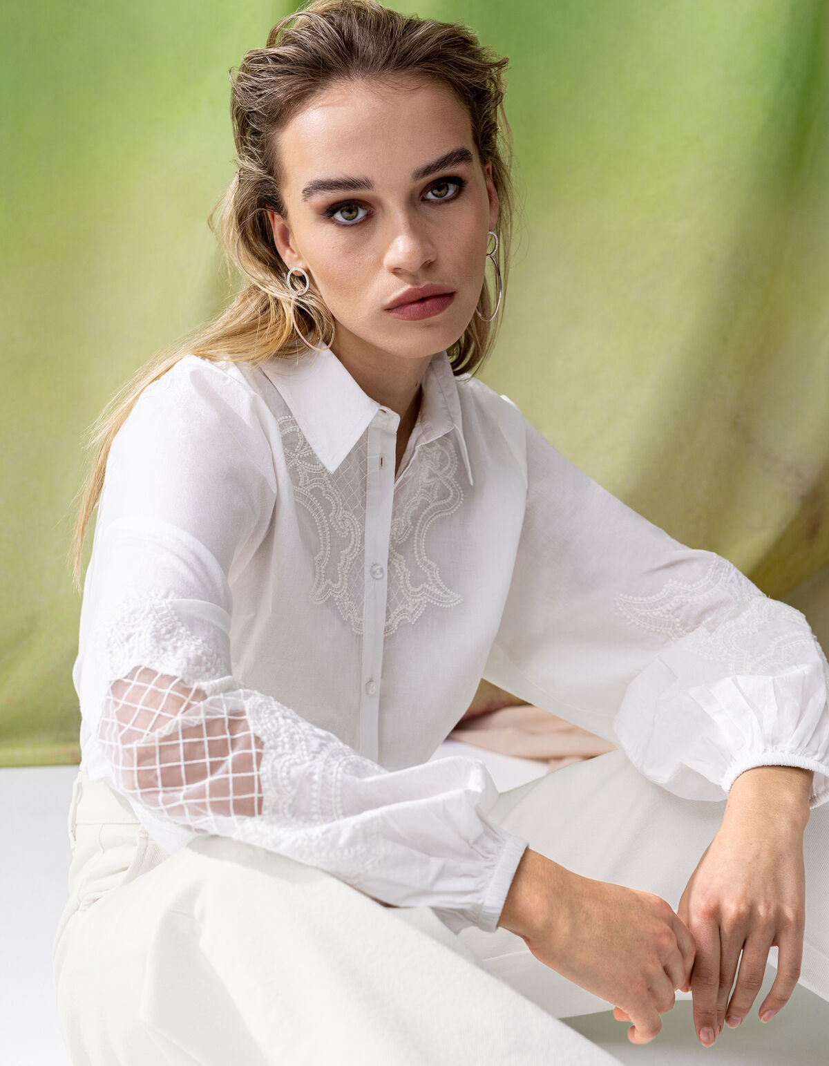 Spitzenbluse Wei&szlig; von Mieke SHOEBY WOMEN