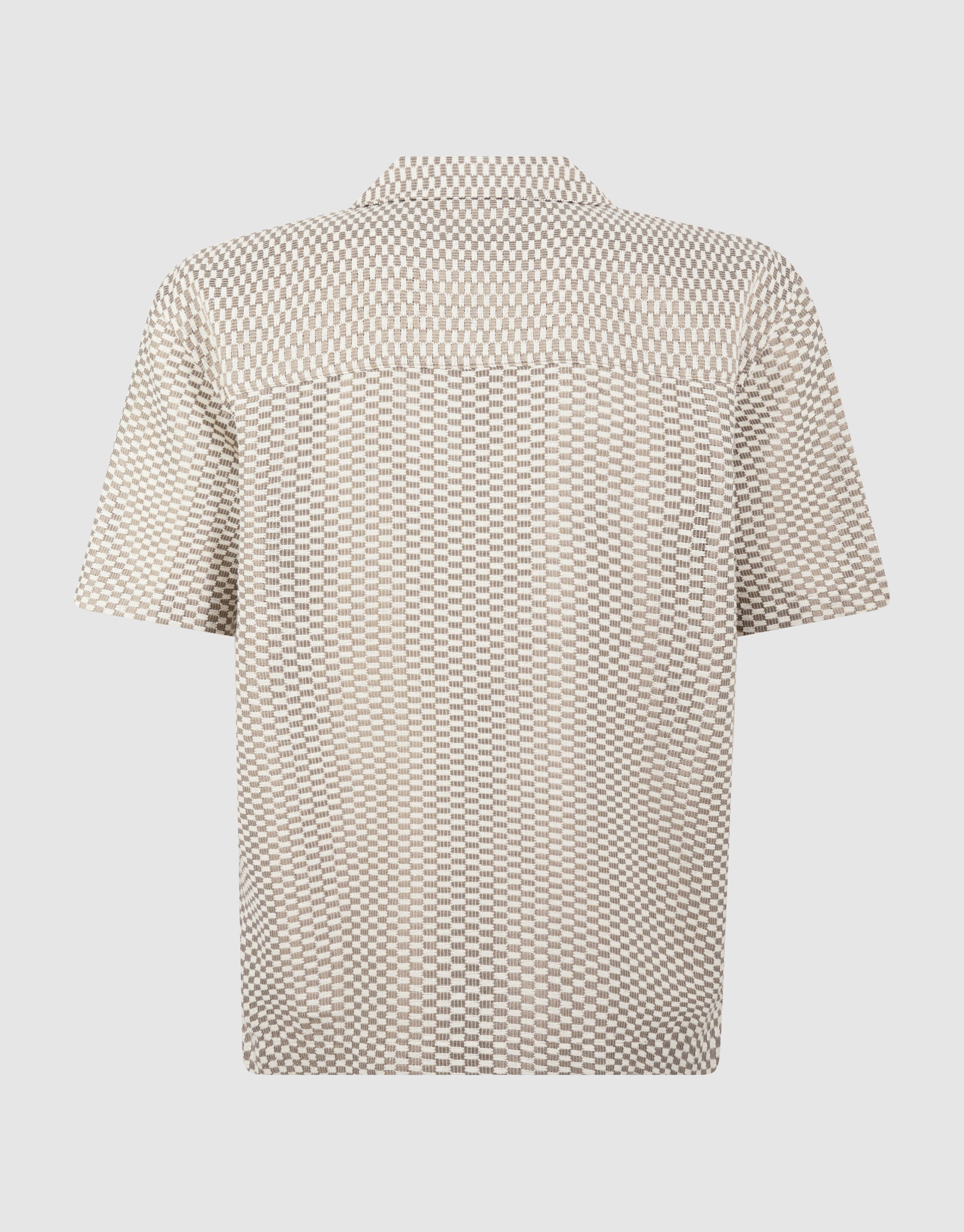 Gewebtes Overshirt Hellbraun SHOEBY MEN