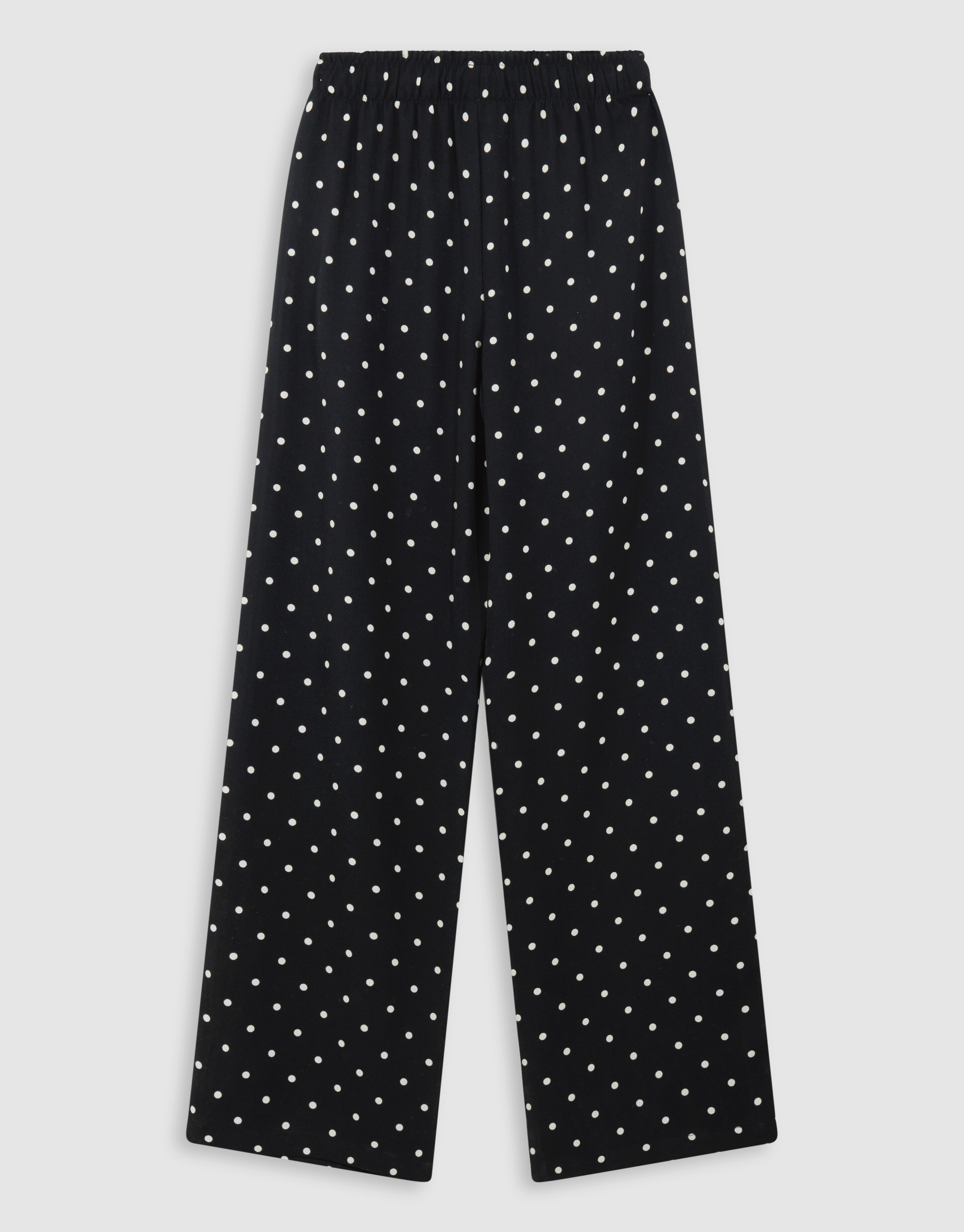 Schwarze Hose mit Polka-Dots und weitem Bein SHOEBY GIRLS