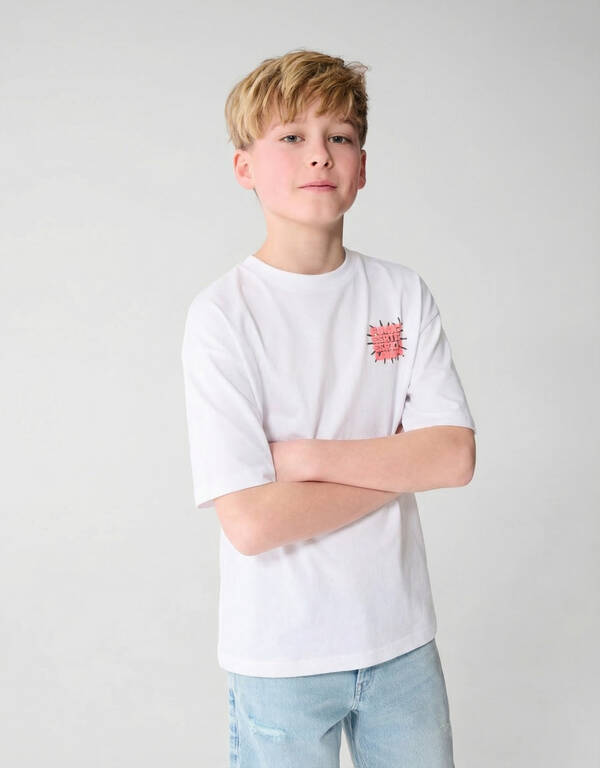 Limonata Artwork T-Shirt Wei&szlig; SHOEBY BOYS