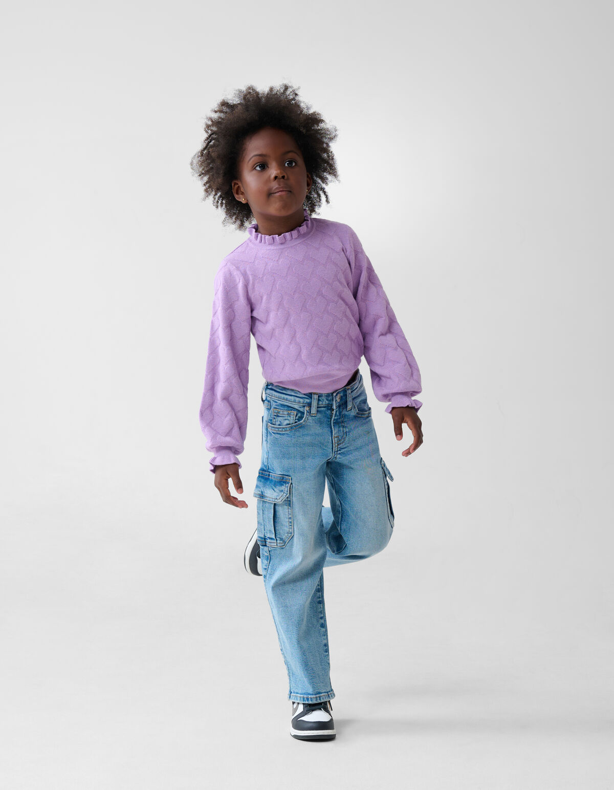 Herz Top Lila SHOEBY GIRLS