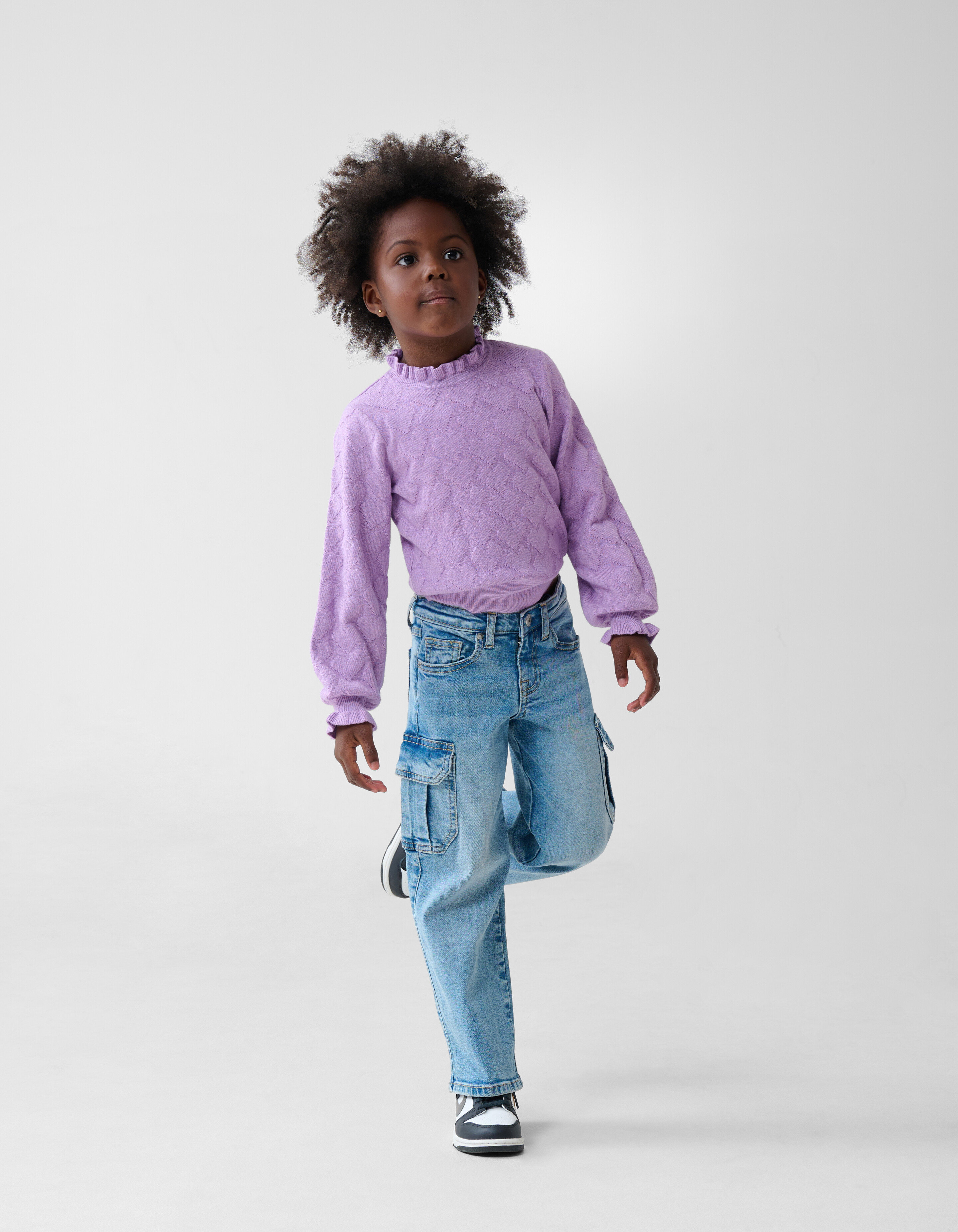 Herz Top Lila SHOEBY GIRLS