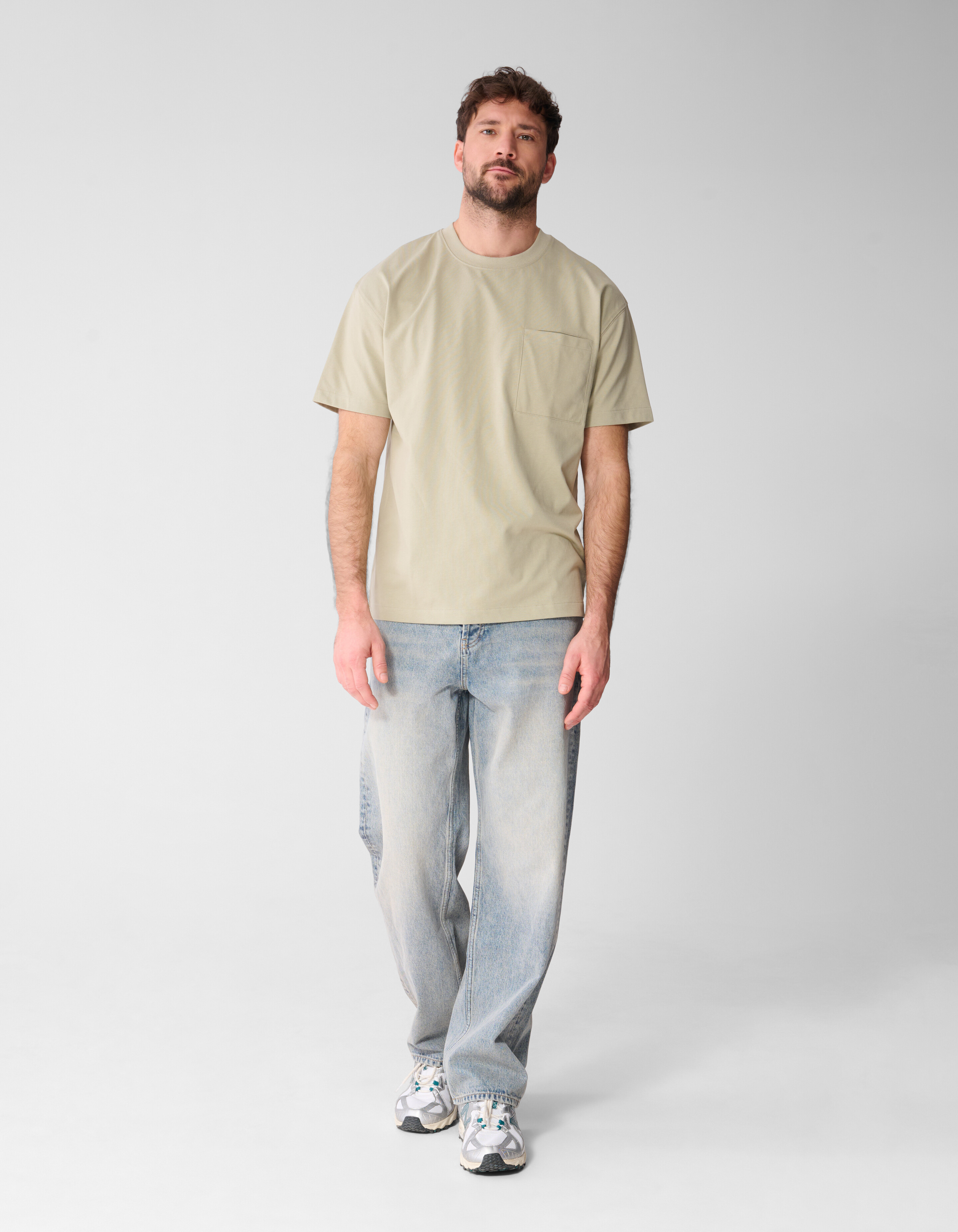 Pocket T-Shirt Hellgr&uuml;n SHOEBY MEN