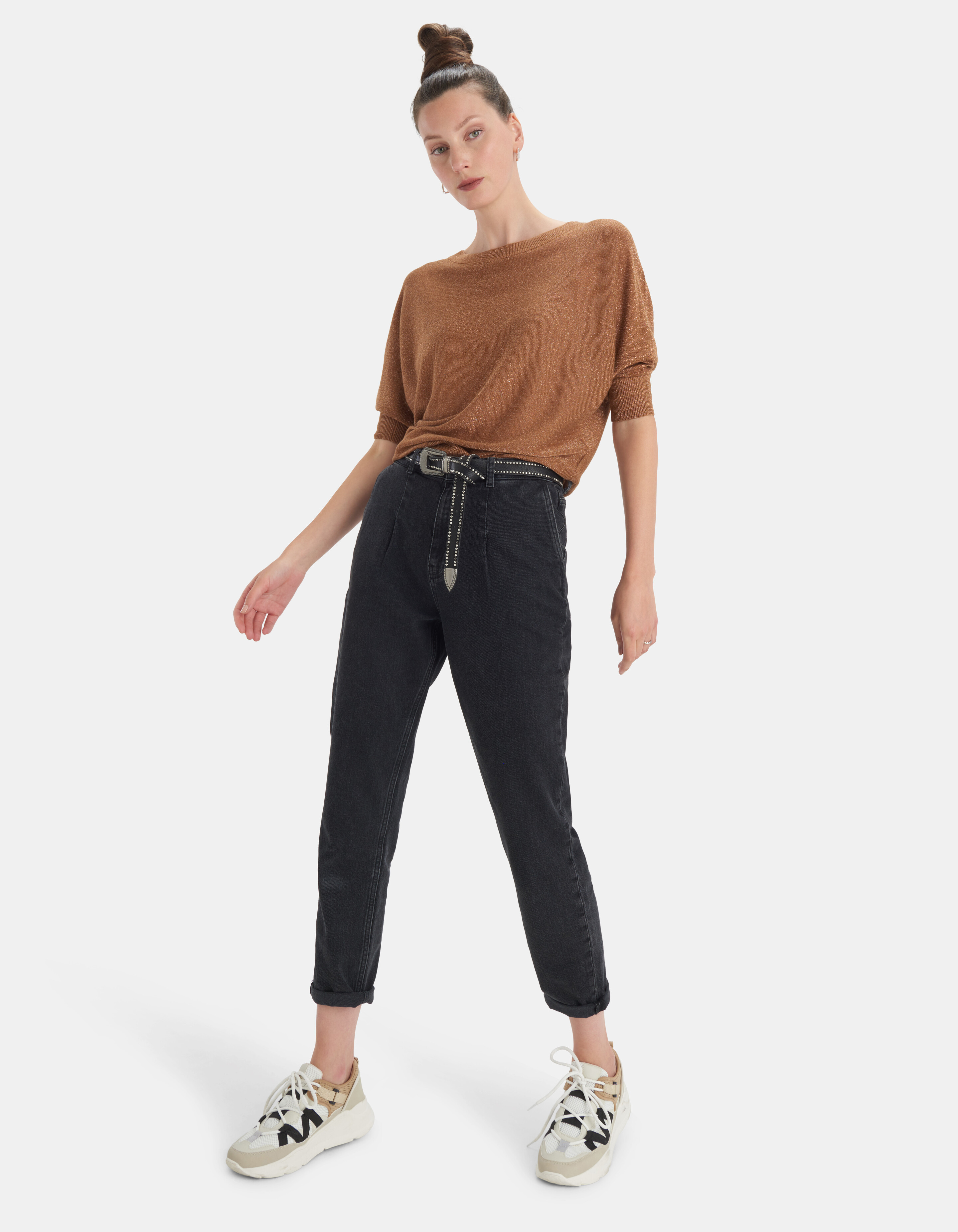 Glitter Batwing Pullover Eksept