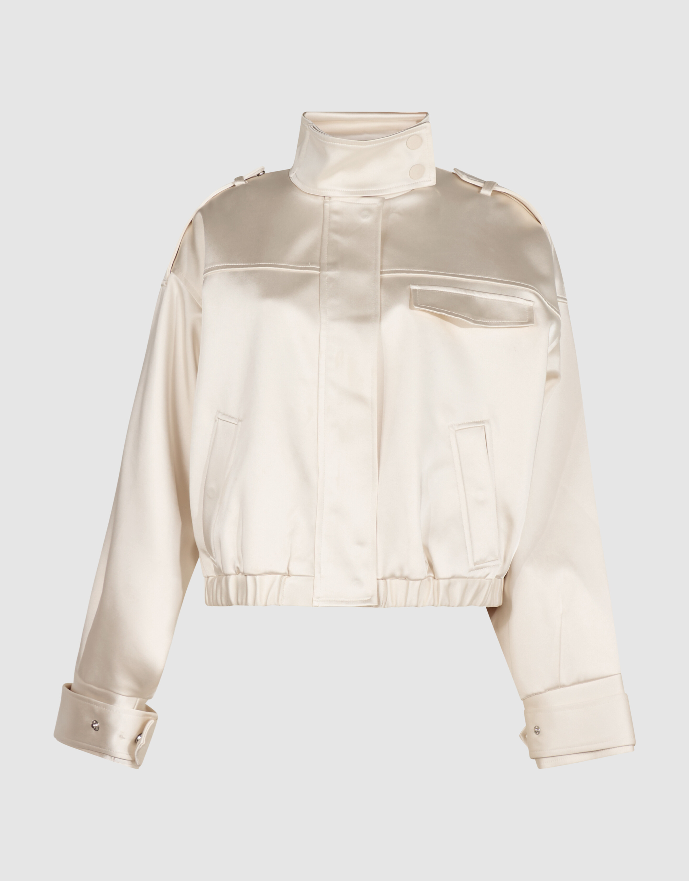 Oversized Bomberjacke Gebrochenes Wei&szlig; By Anna SHOEBY WOMEN