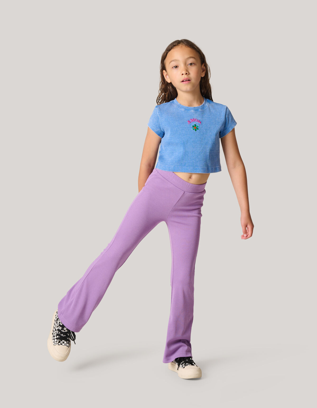 Ausgestellte Legging Hellviolett SHOEBY GIRLS