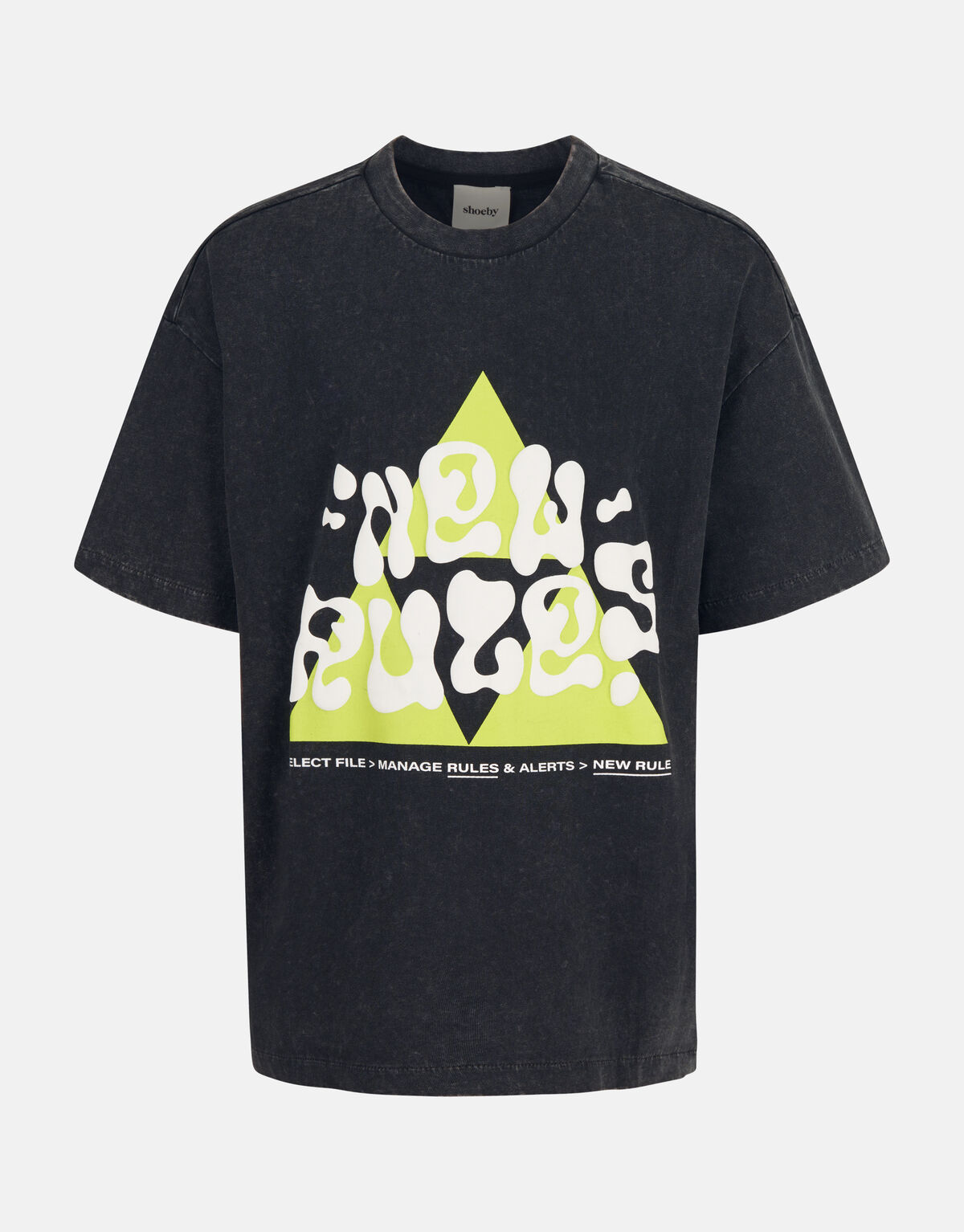 Bedrucktes T-shirt Dunkelgrau SHOEBY BOYS