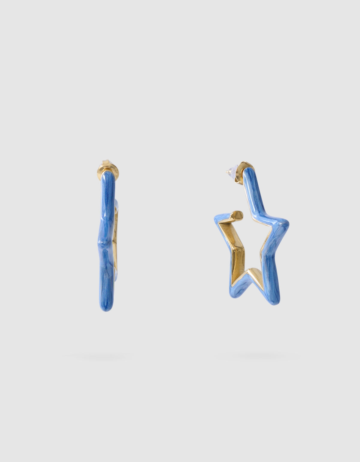 Stern-Ohrringe Blau SHOEBY ACCESSOIRES