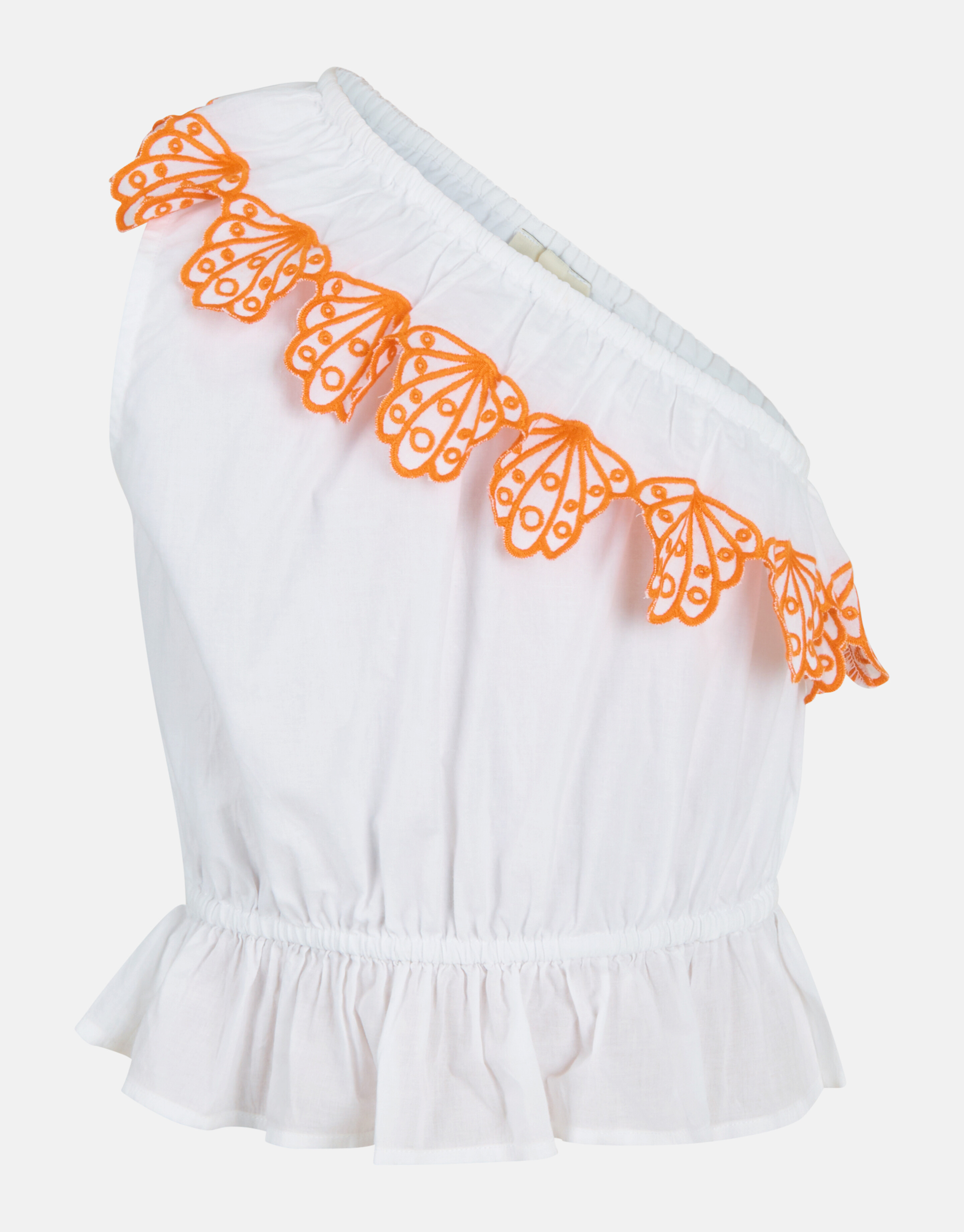 Besticktes Crop Top Weiß SHOEBY GIRLS
