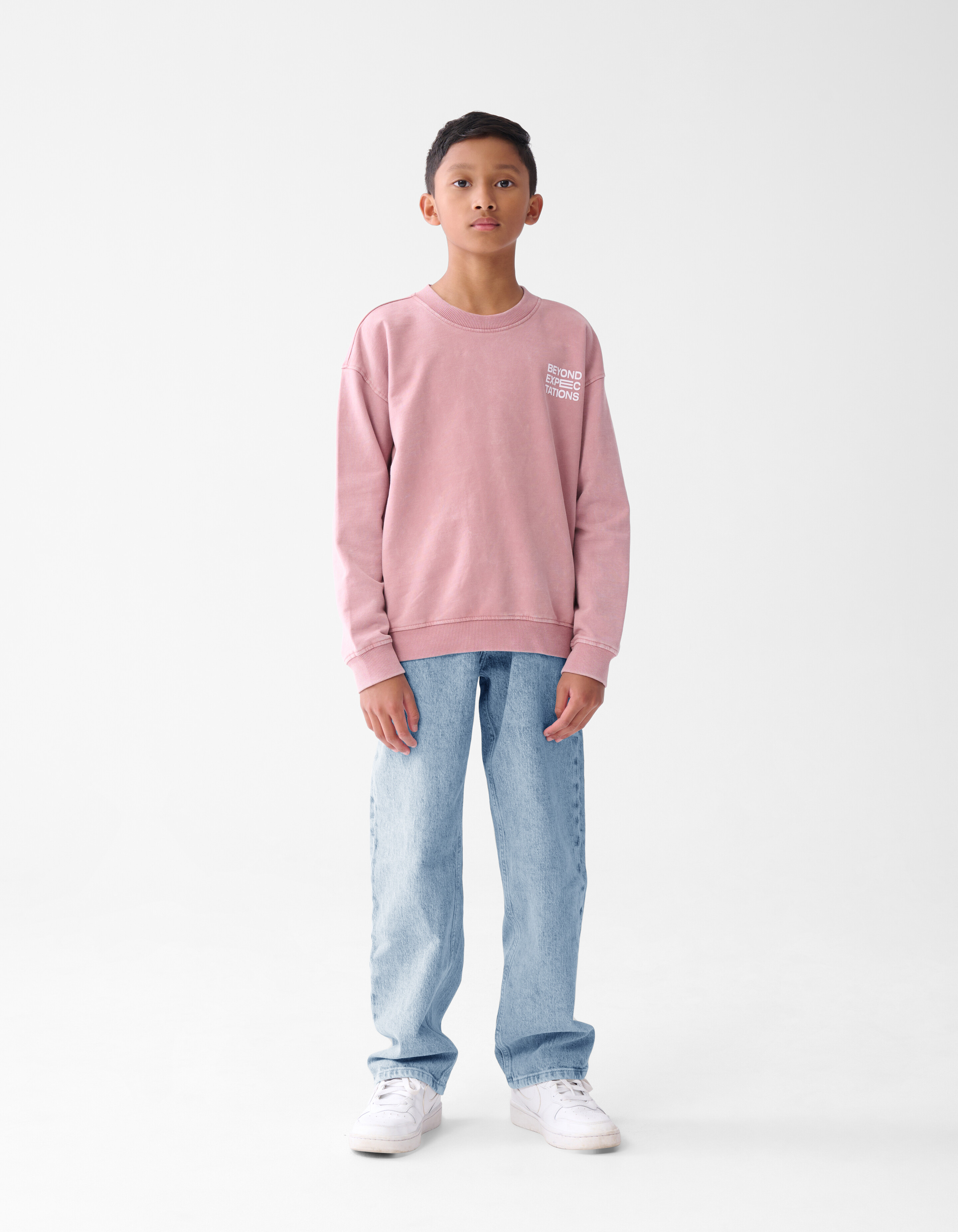 Baggy Fit Jeans Gebleicht SHOEBY BOYS
