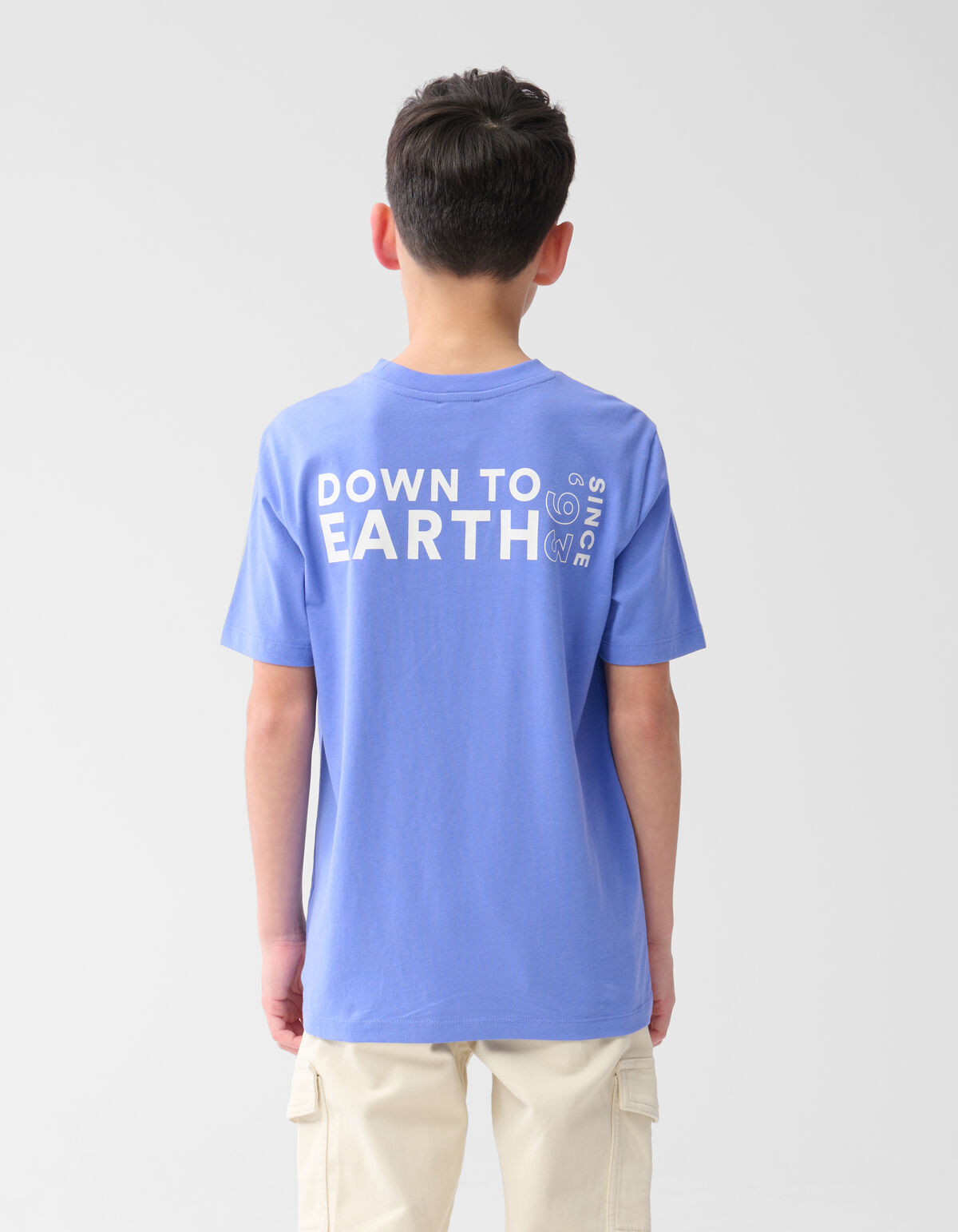 Text-T-Shirt Blau SHOEBY BOYS