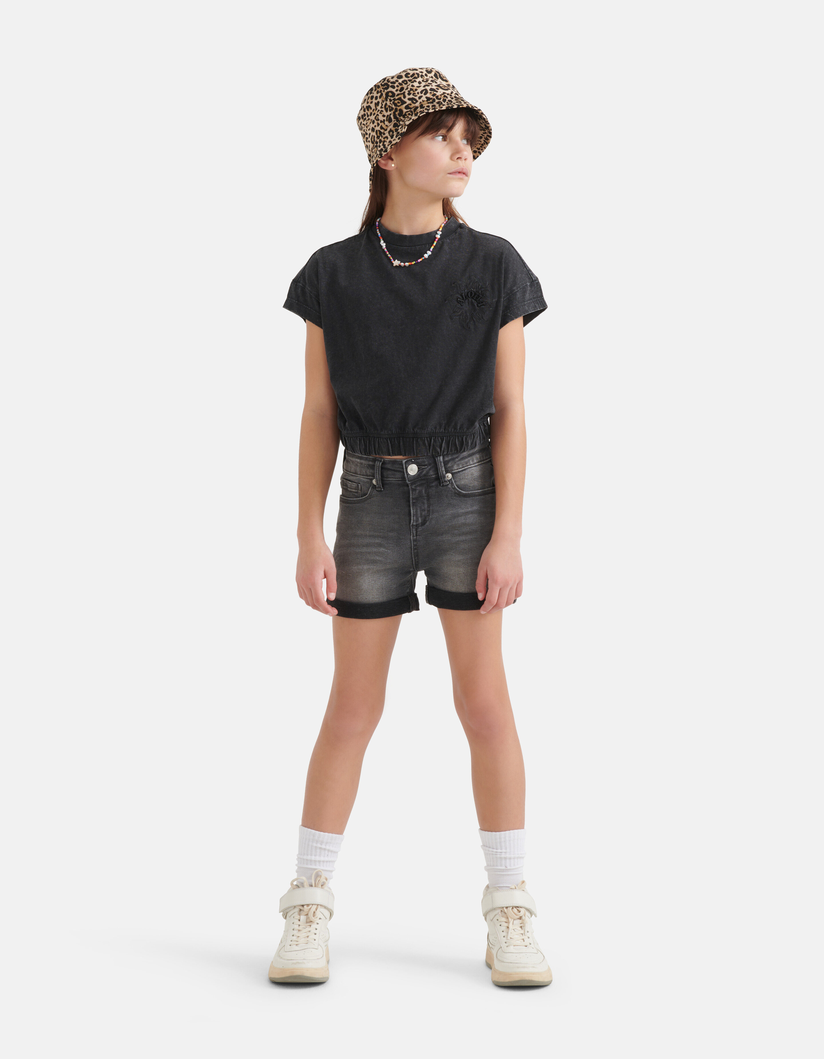 Besticktes Perlen-T-Shirt SHOEBY GIRLS