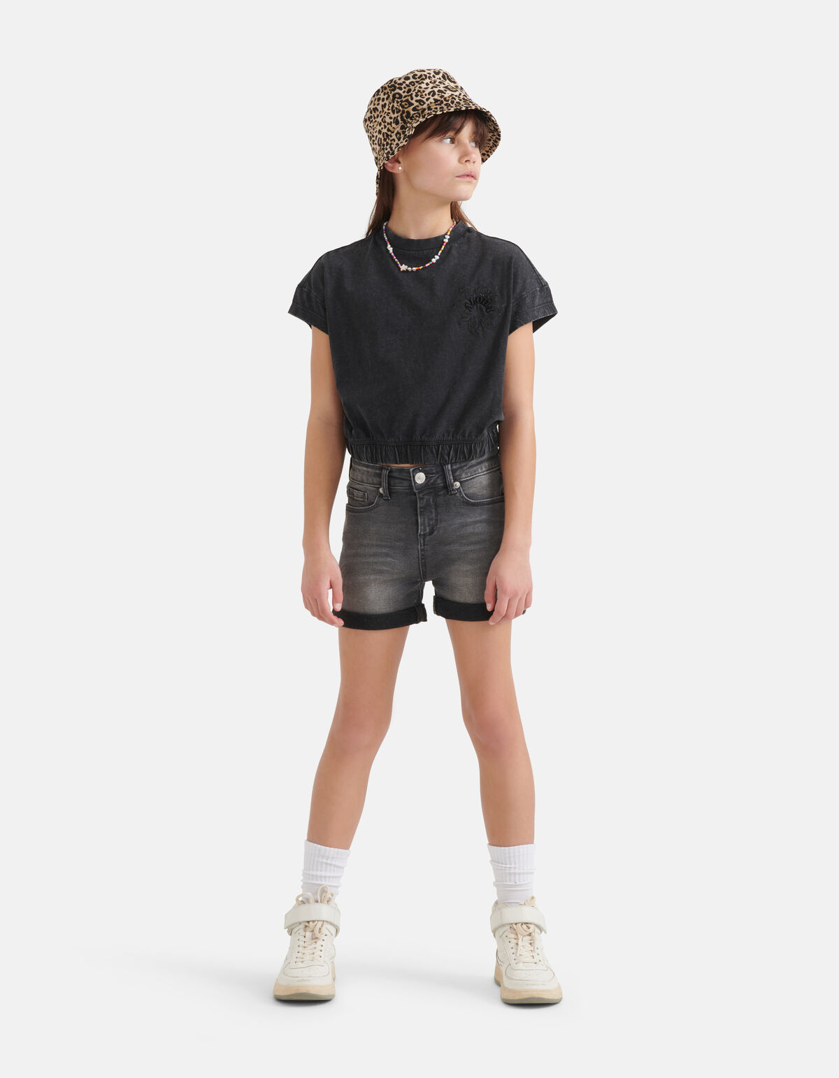Besticktes Perlen-T-Shirt SHOEBY GIRLS
