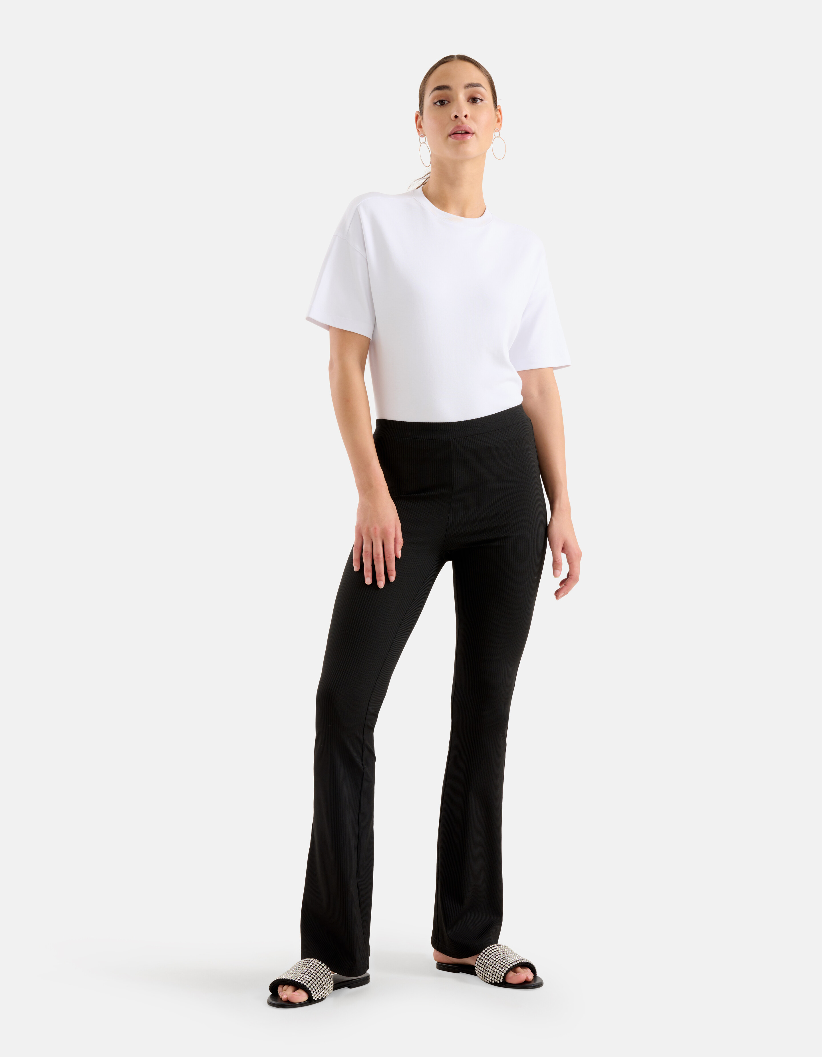 Leggings mit ausgestellter Passform Schwarz SHOEBY WOMEN