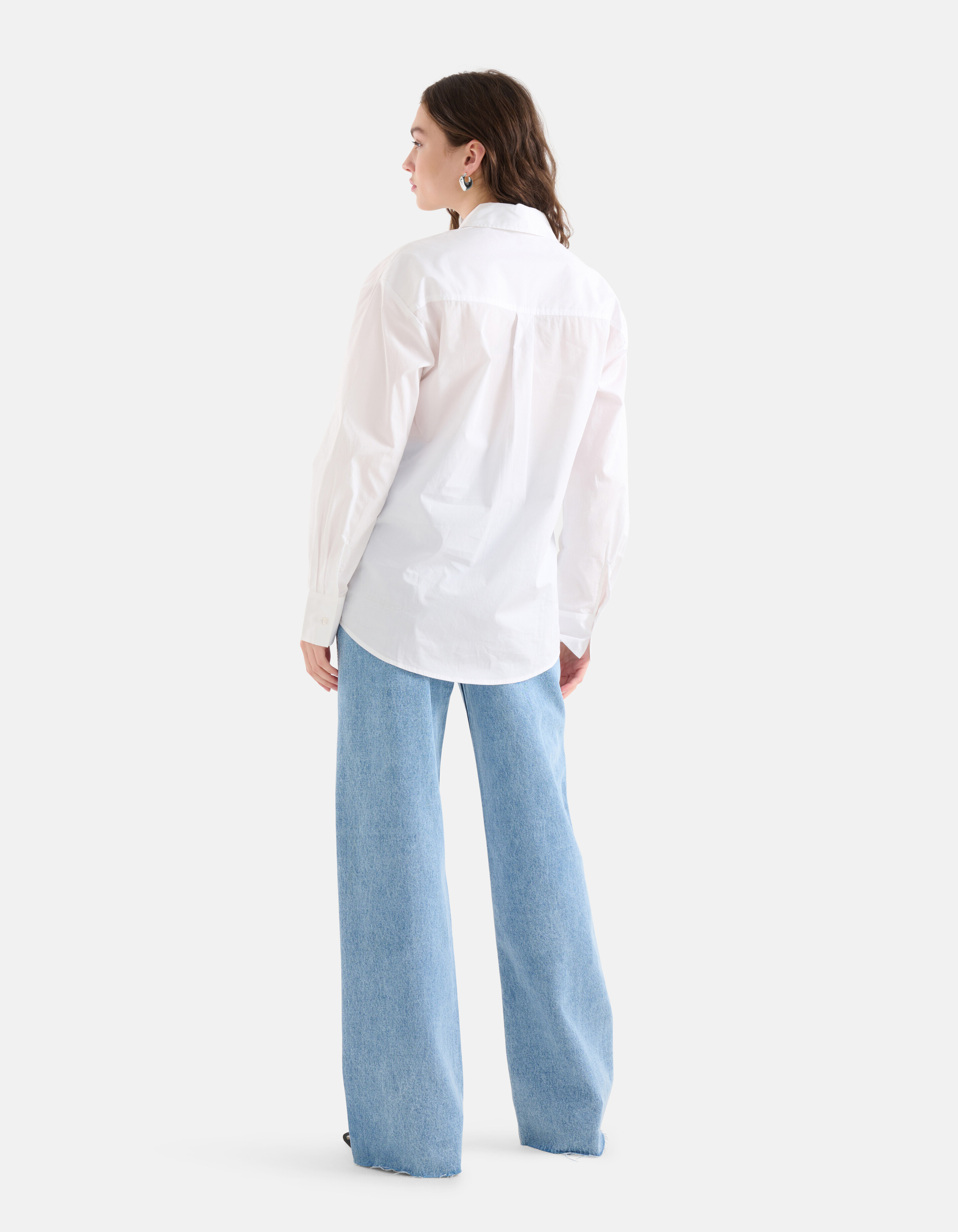 Strass Jeans mit weitem Bein Mediumstone L33 SHOEBY WOMEN