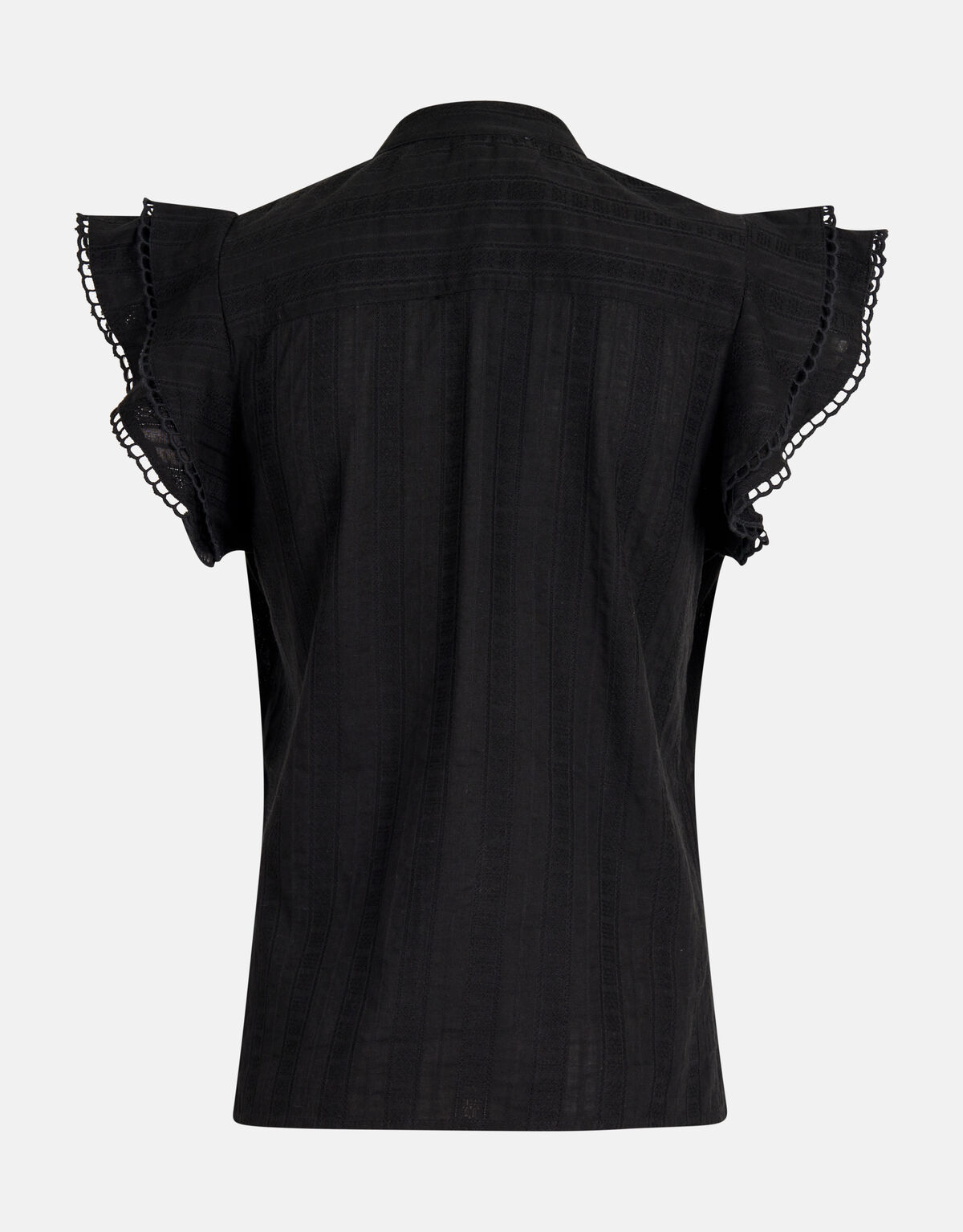 Besticktes Top Schwarz SHOEBY WOMEN