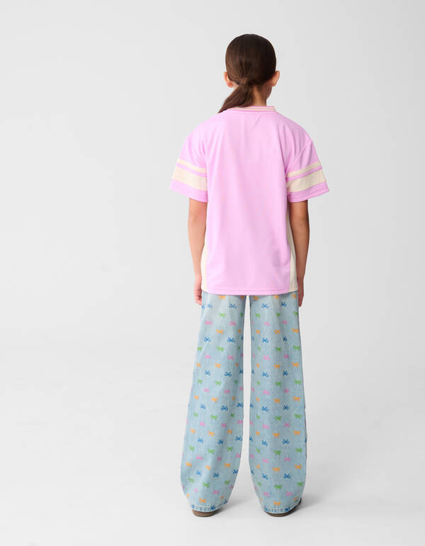 Baseball-T-Shirt Hellrosa SHOEBY GIRLS