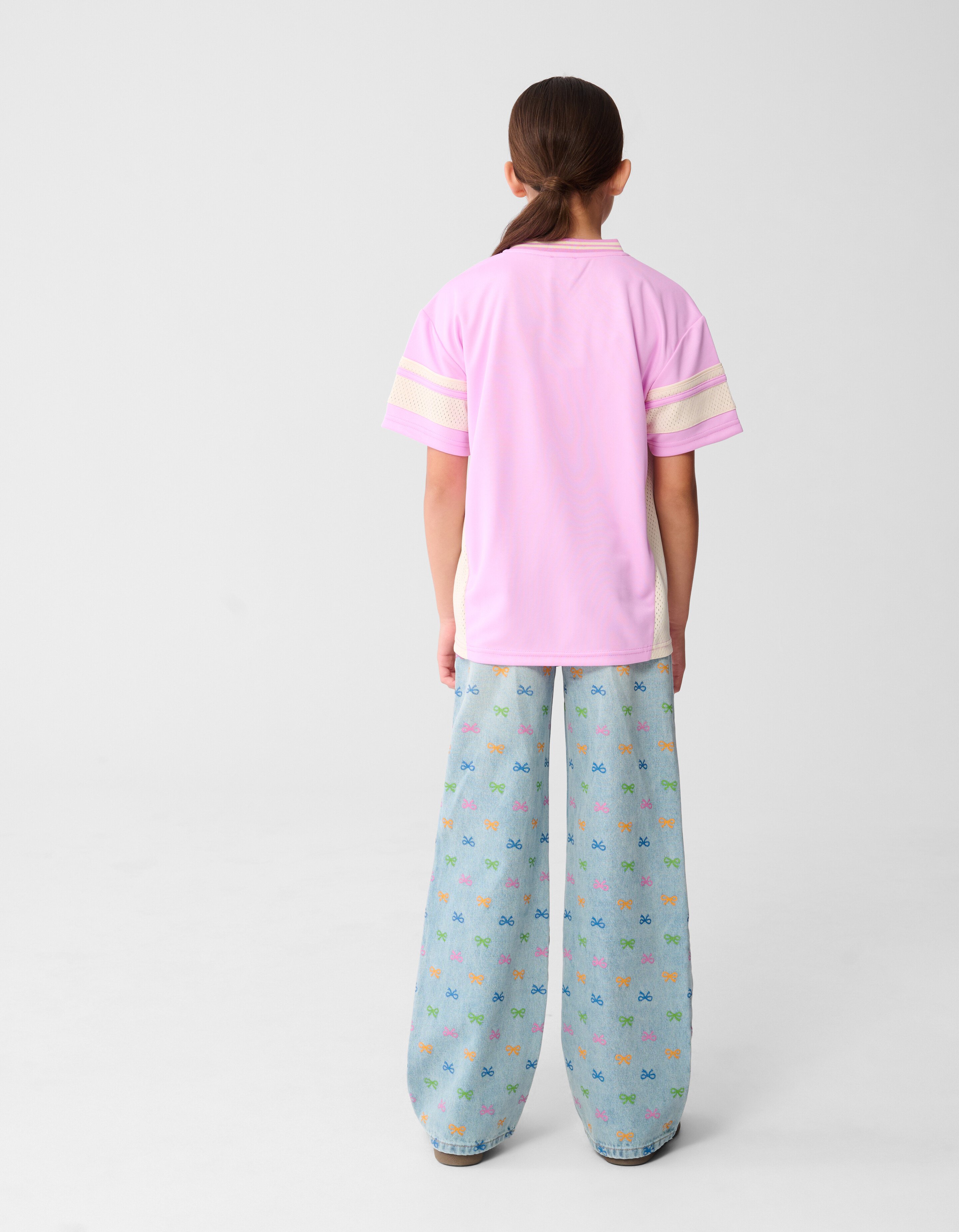 Baseball-T-Shirt Hellrosa SHOEBY GIRLS