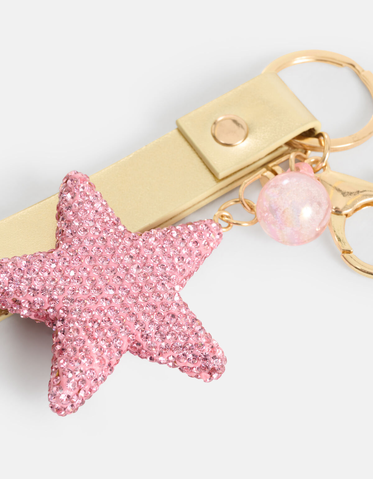 Stras Star Schlüsselanhänger Pink SHOEBY ACCESSOIRES