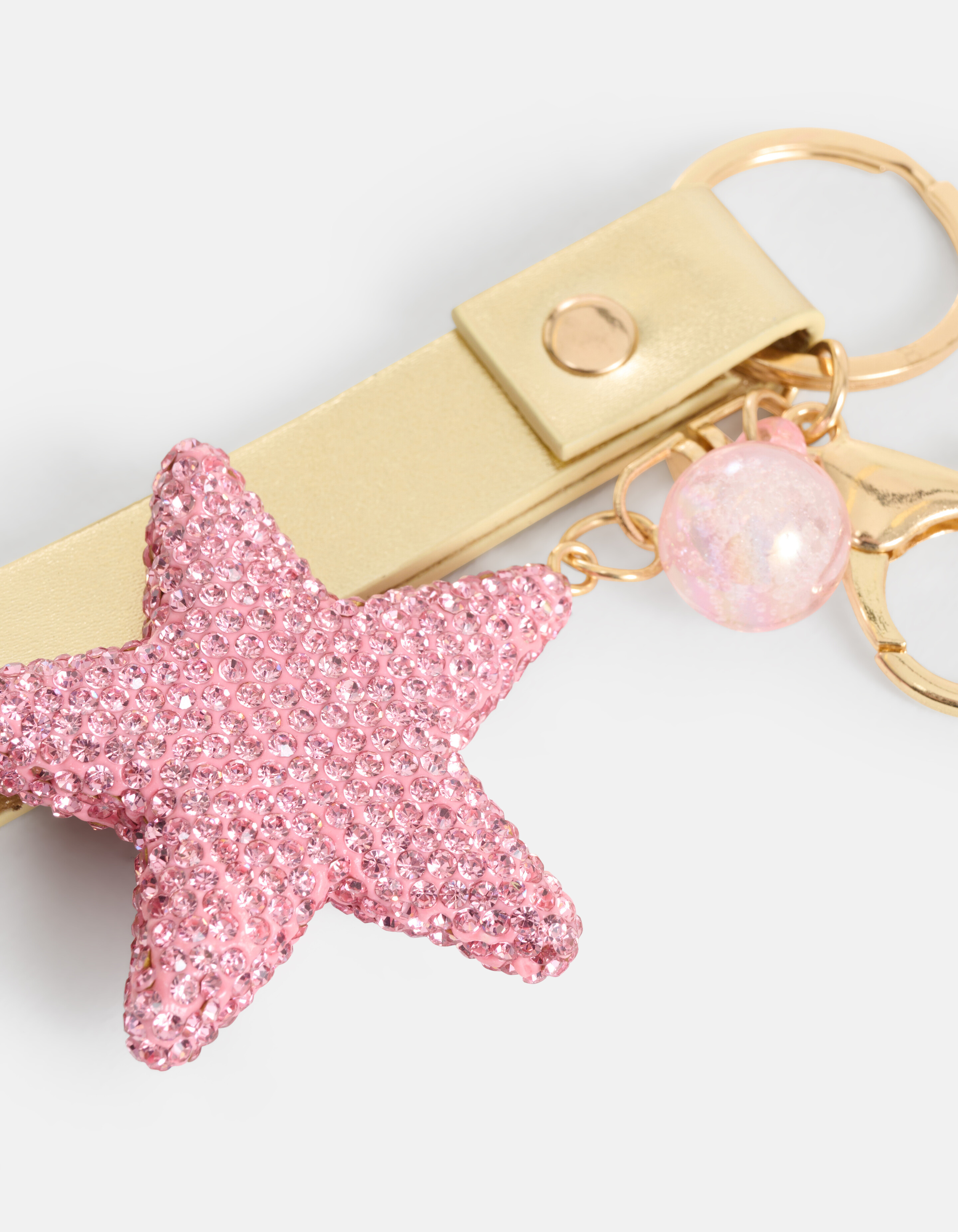 Stras Star Schlüsselanhänger Pink SHOEBY ACCESSOIRES