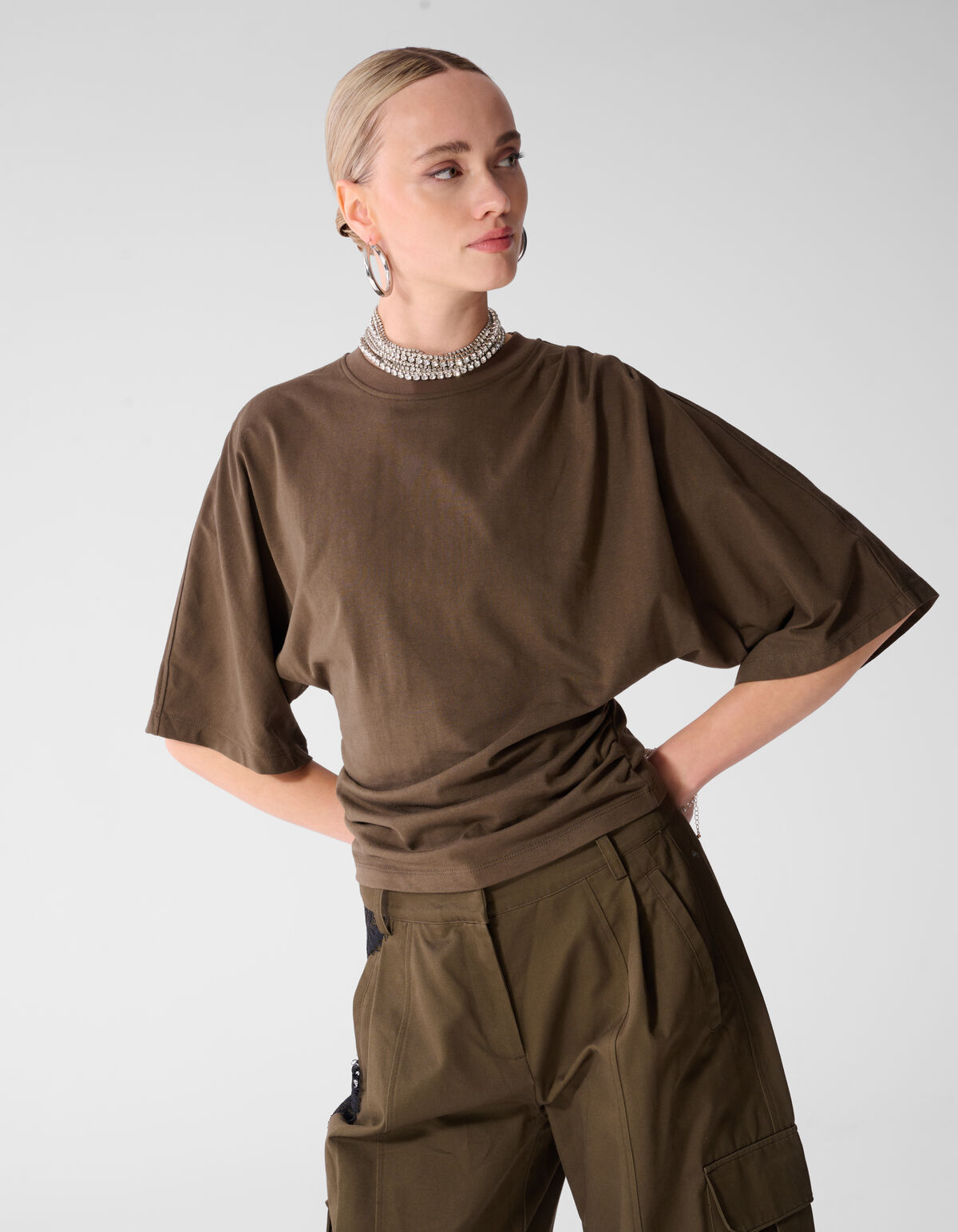 Drape Top Braun SHOEBY WOMEN
