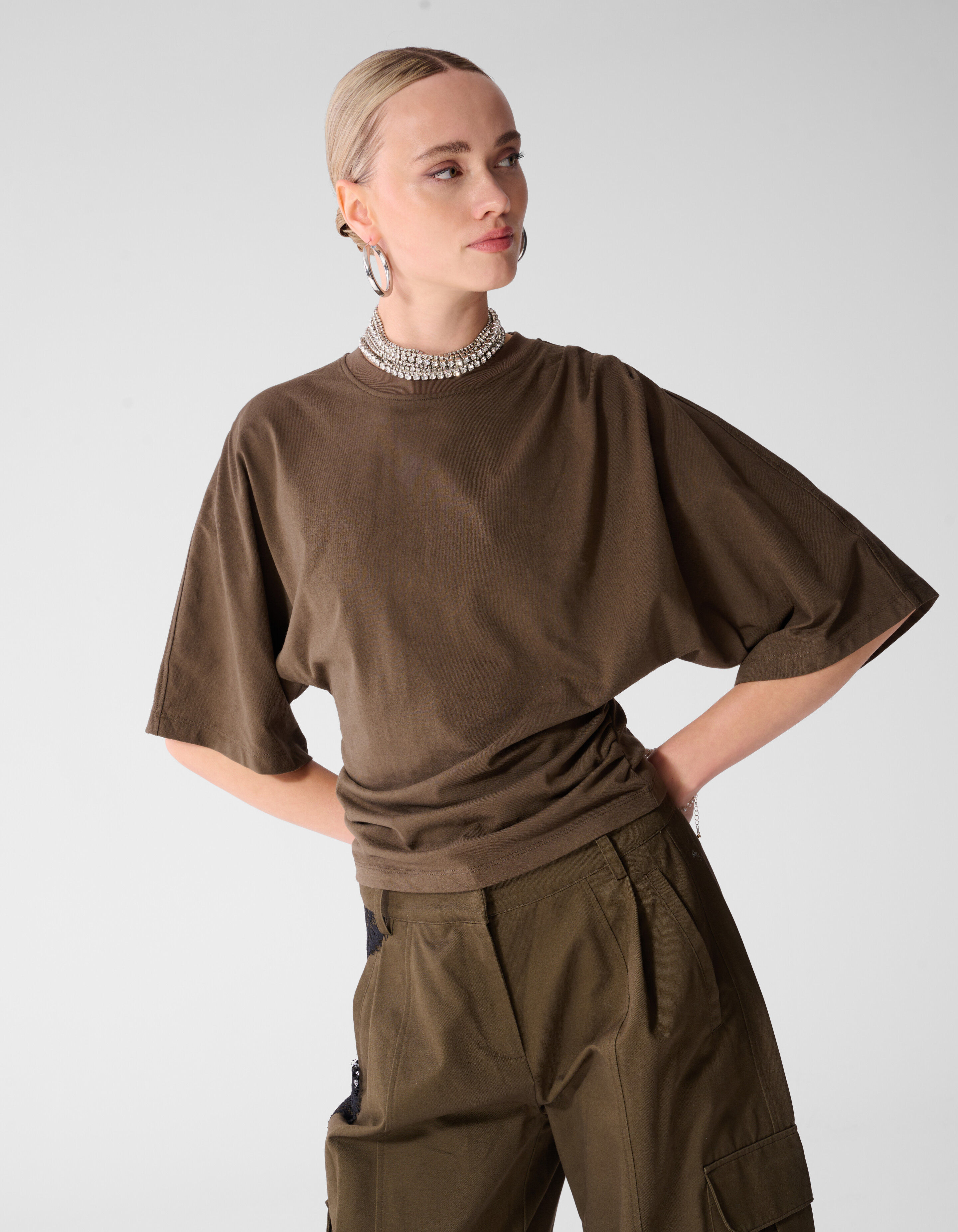 Drape Top Braun SHOEBY WOMEN