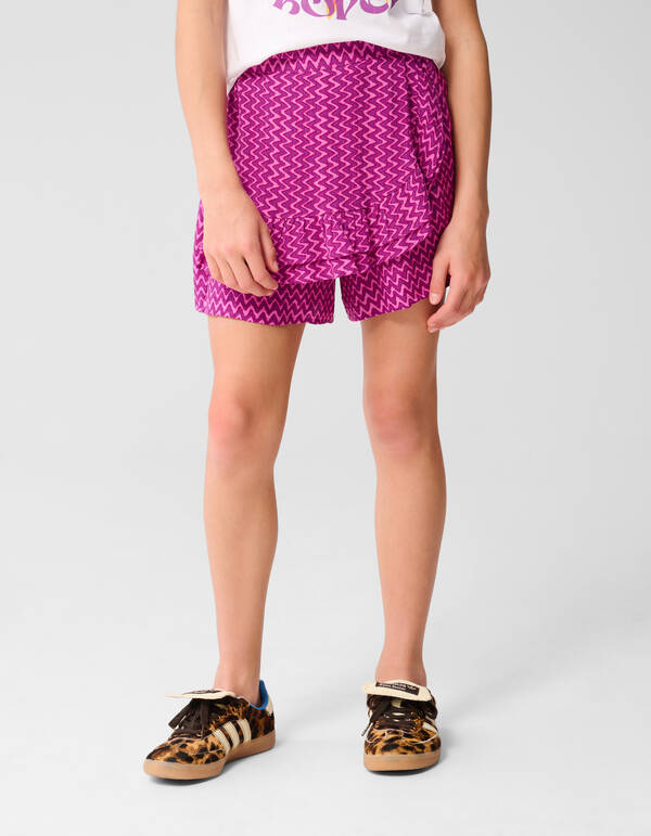 Bedruckter Wave Skort Rosa SHOEBY GIRLS