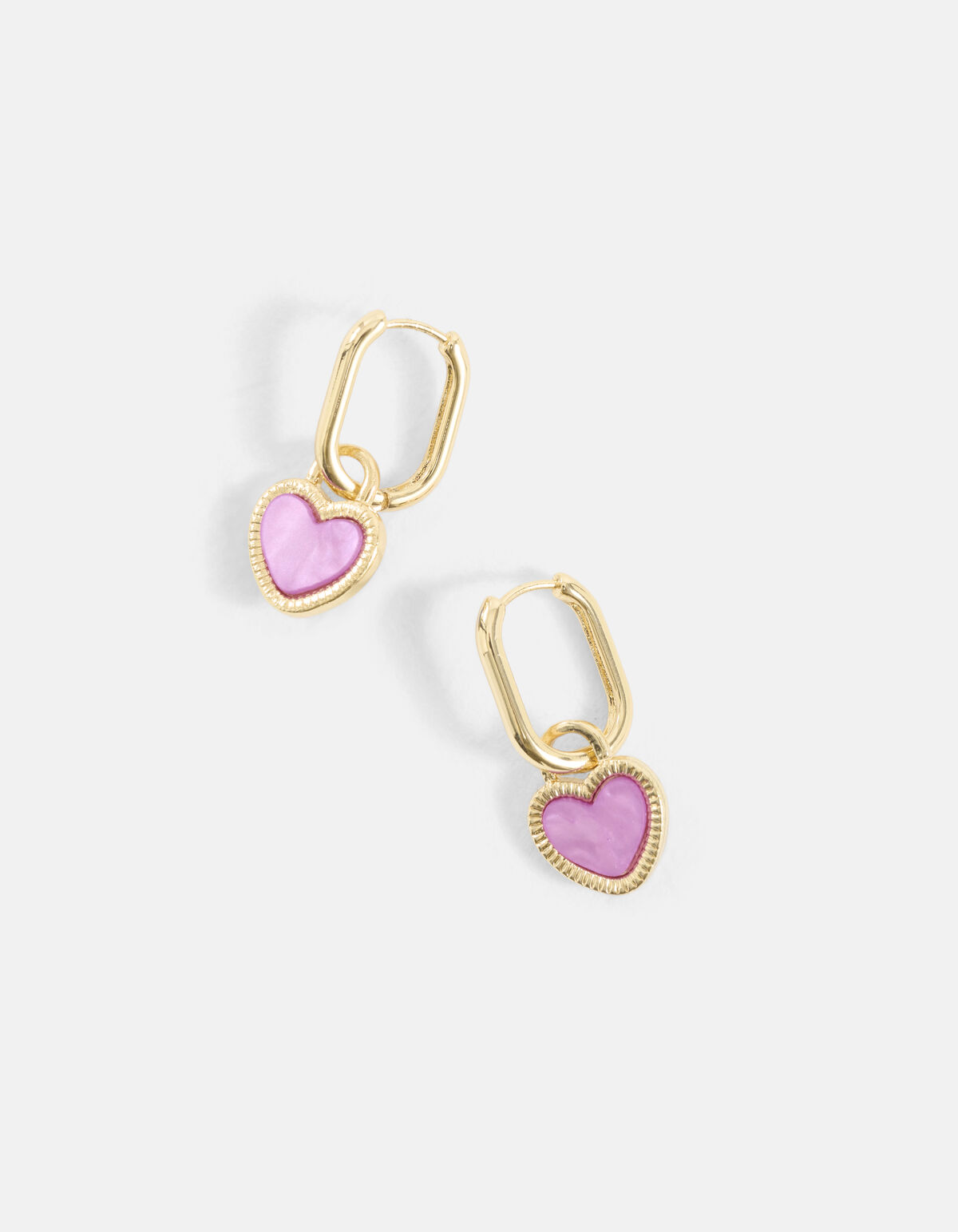 Two Colored Heart Oorbellen Goud SHOEBY ACCESSOIRES
