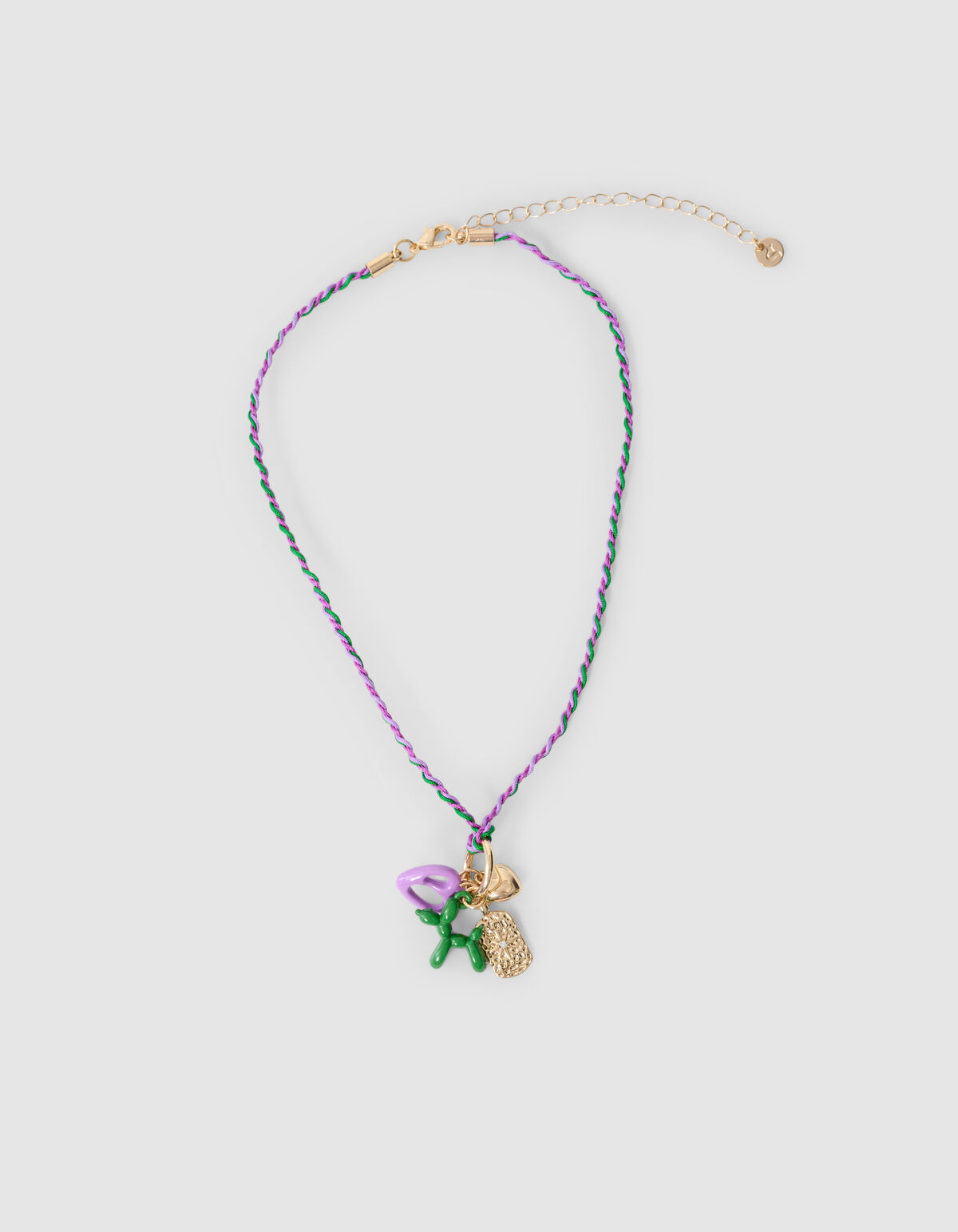 Gedrehte Charm-Kette Lila SHOEBY ACCESSOIRES