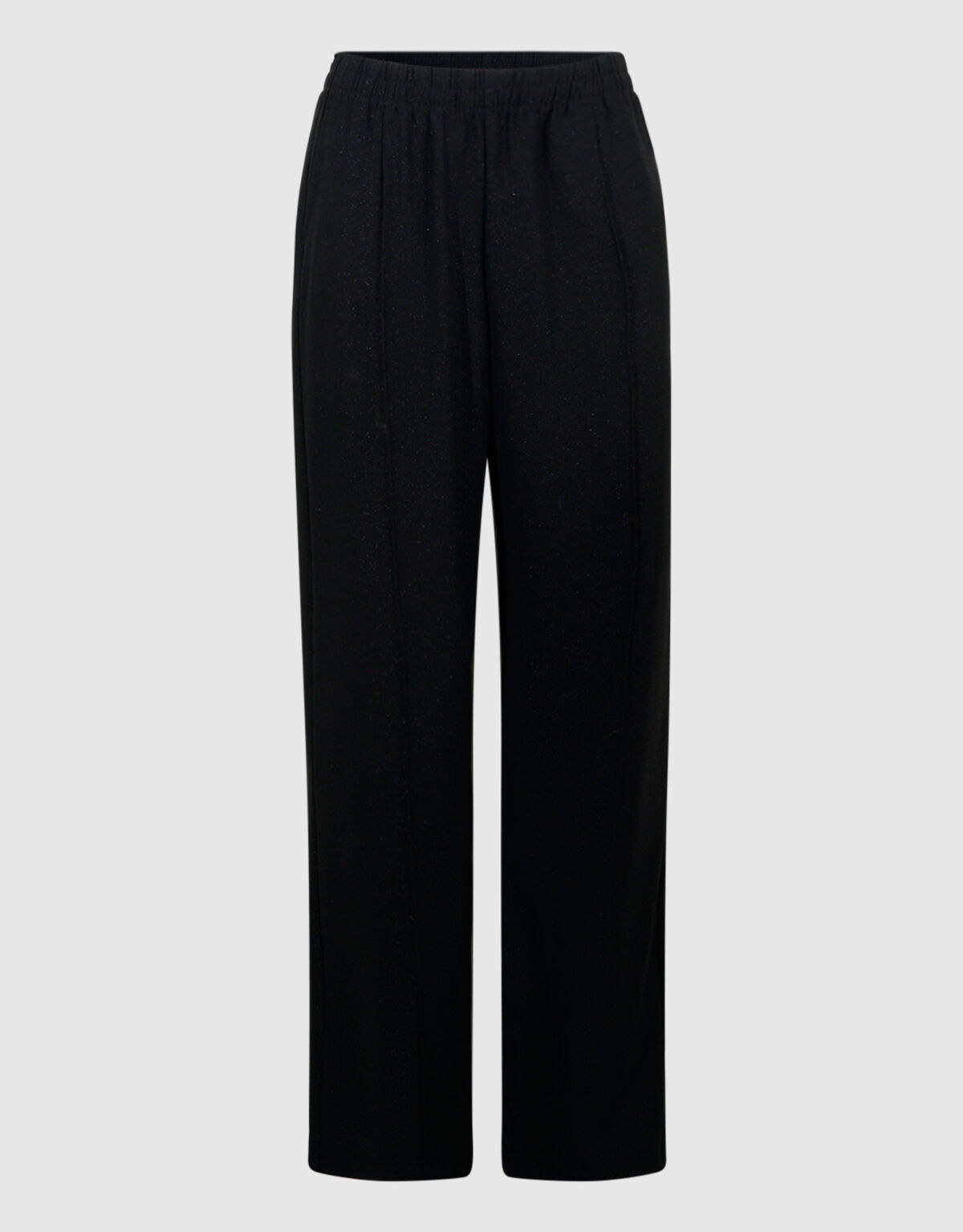 Schwarzer Glitzer-Hose mit weitem Bein SHOEBY WOMEN