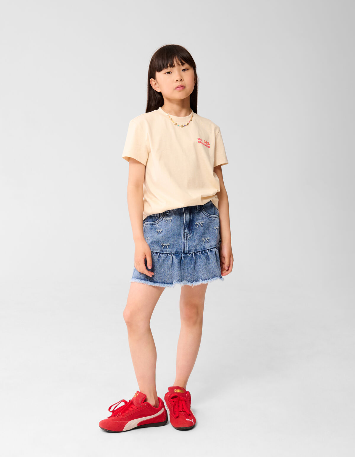 Mon Amour Artwork T-shirt Off White SHOEBY GIRLS