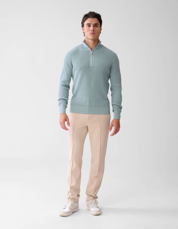 Piqué-Hose Beige SHOEBY MEN